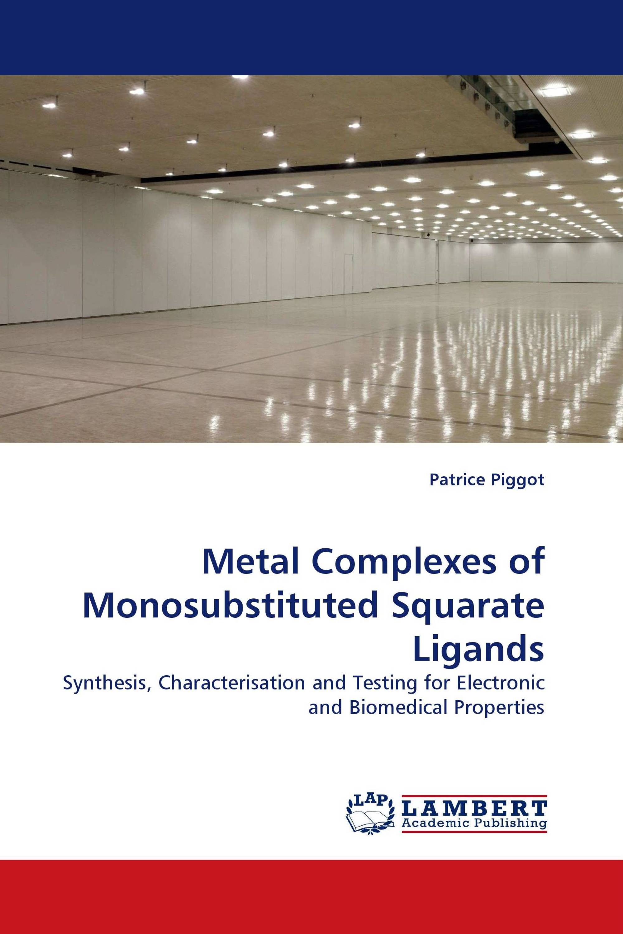 Metal Complexes of Monosubstituted Squarate Ligands