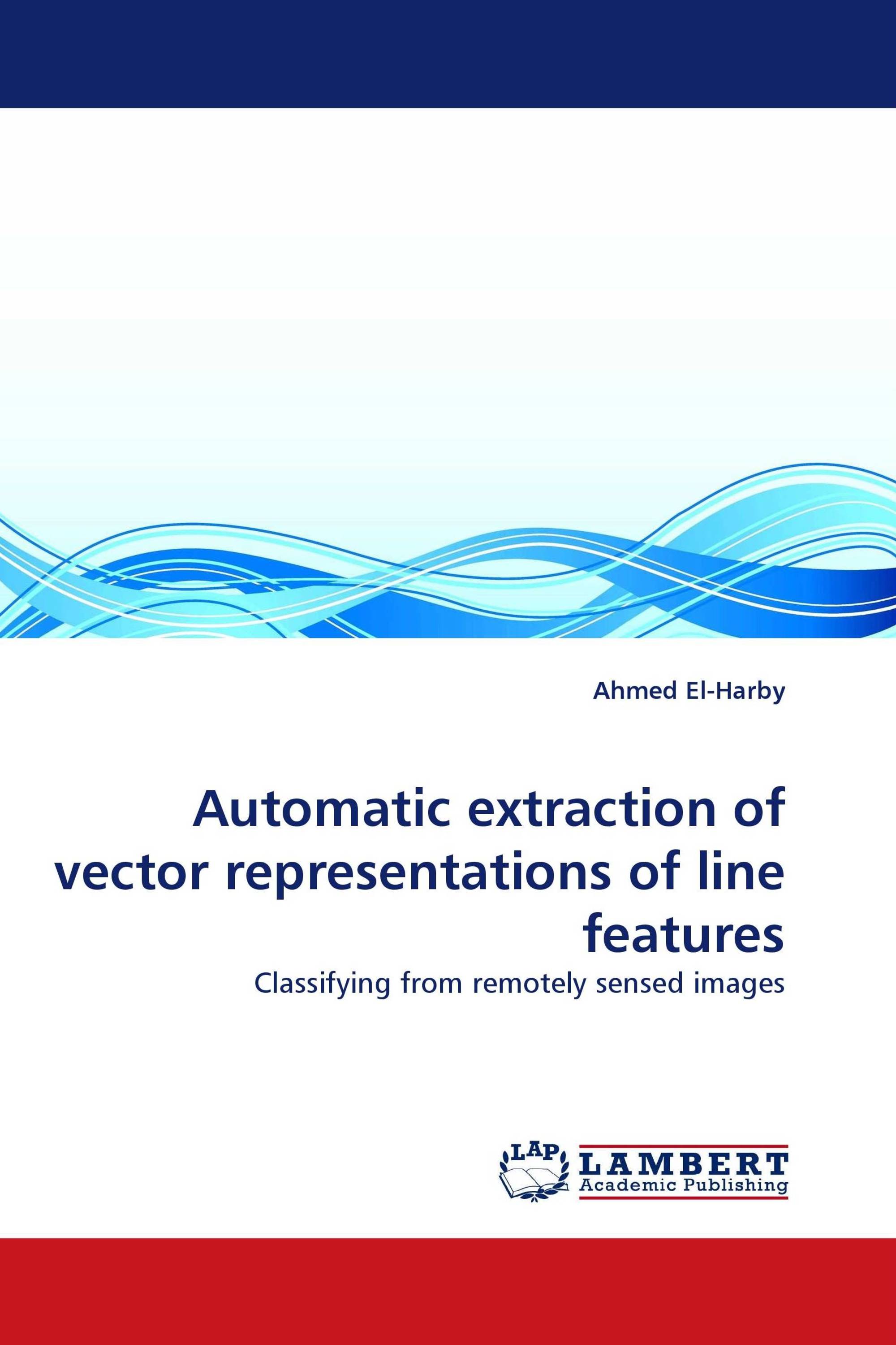 Automatic extraction of vector representations of line features