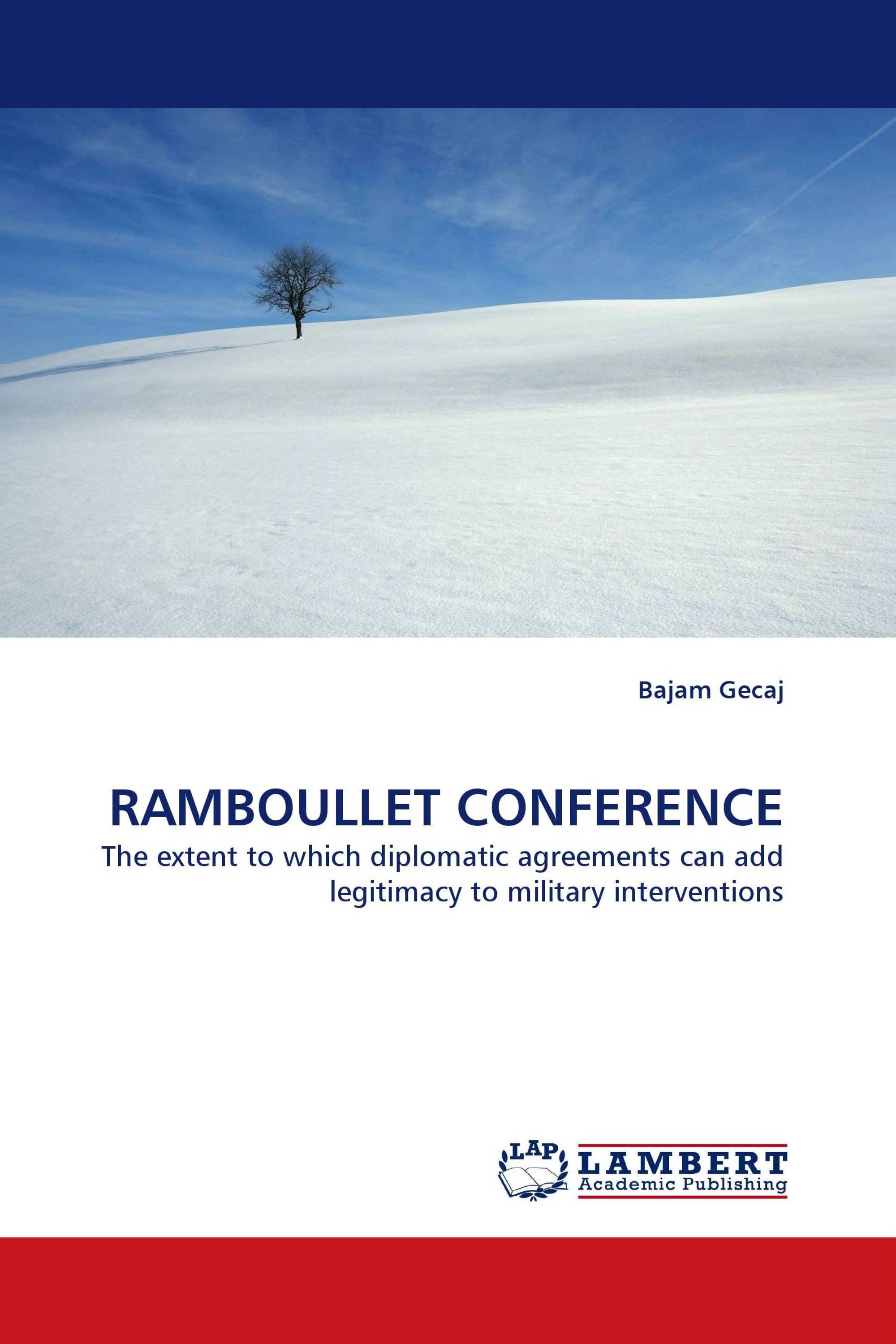 RAMBOULLET CONFERENCE