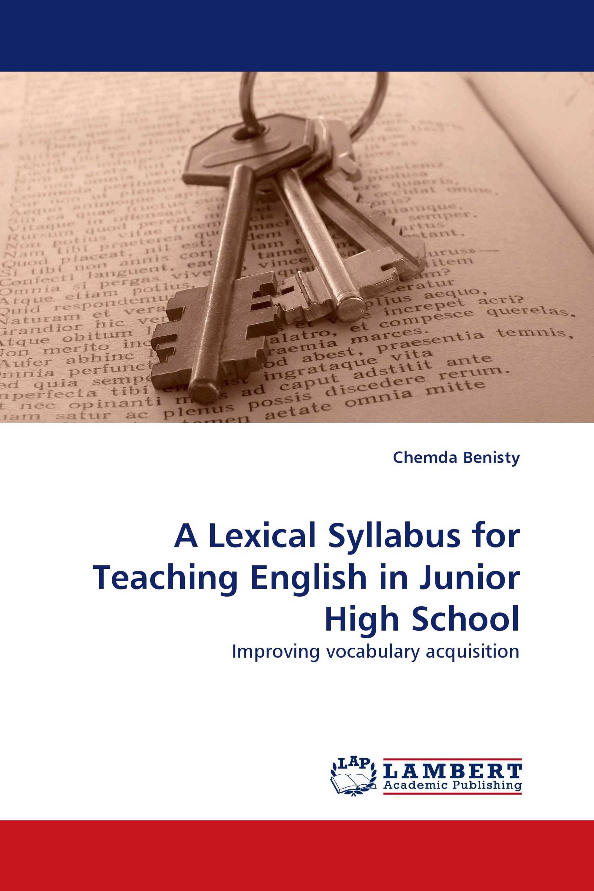 A Lexical Syllabus for Teaching English in Junior High School