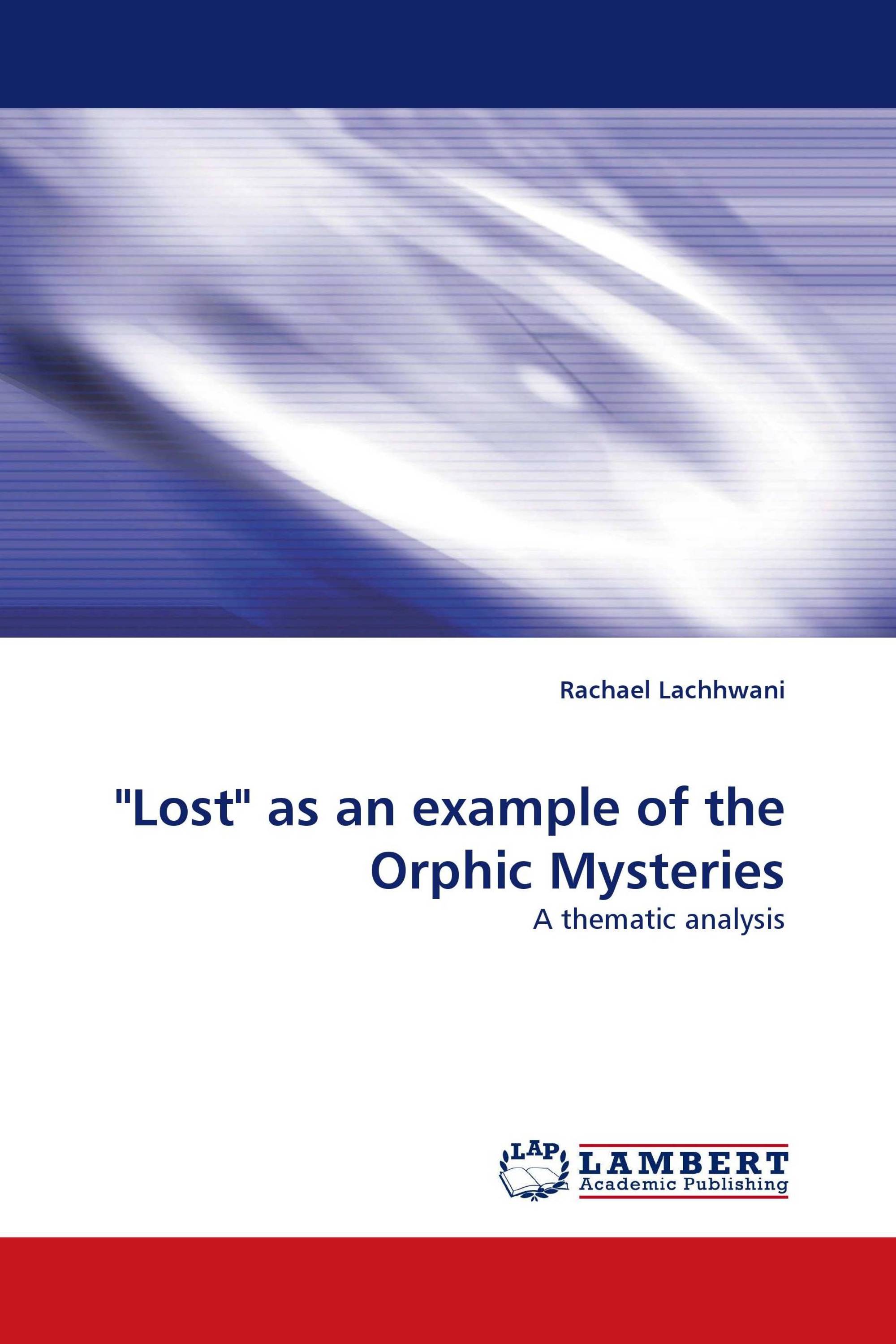 "Lost" as an example of the Orphic Mysteries