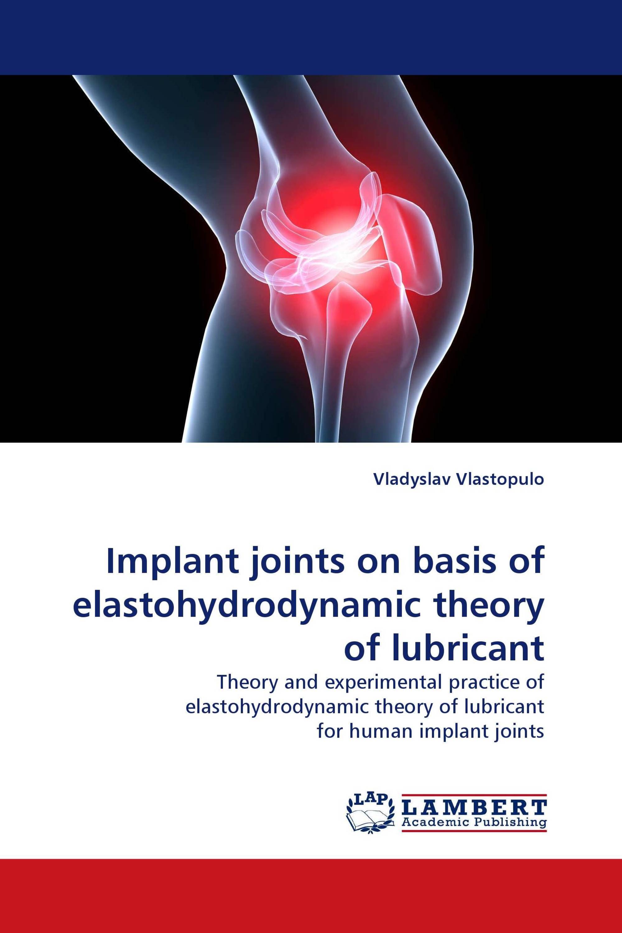 Implant joints on basis of elastohydrodynamic theory of lubricant