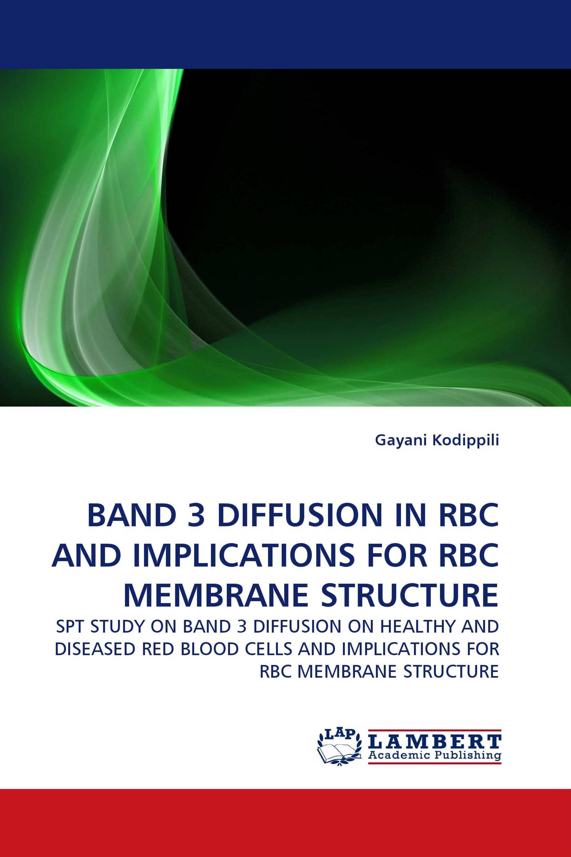 BAND 3 DIFFUSION IN RBC AND IMPLICATIONS FOR RBC MEMBRANE STRUCTURE