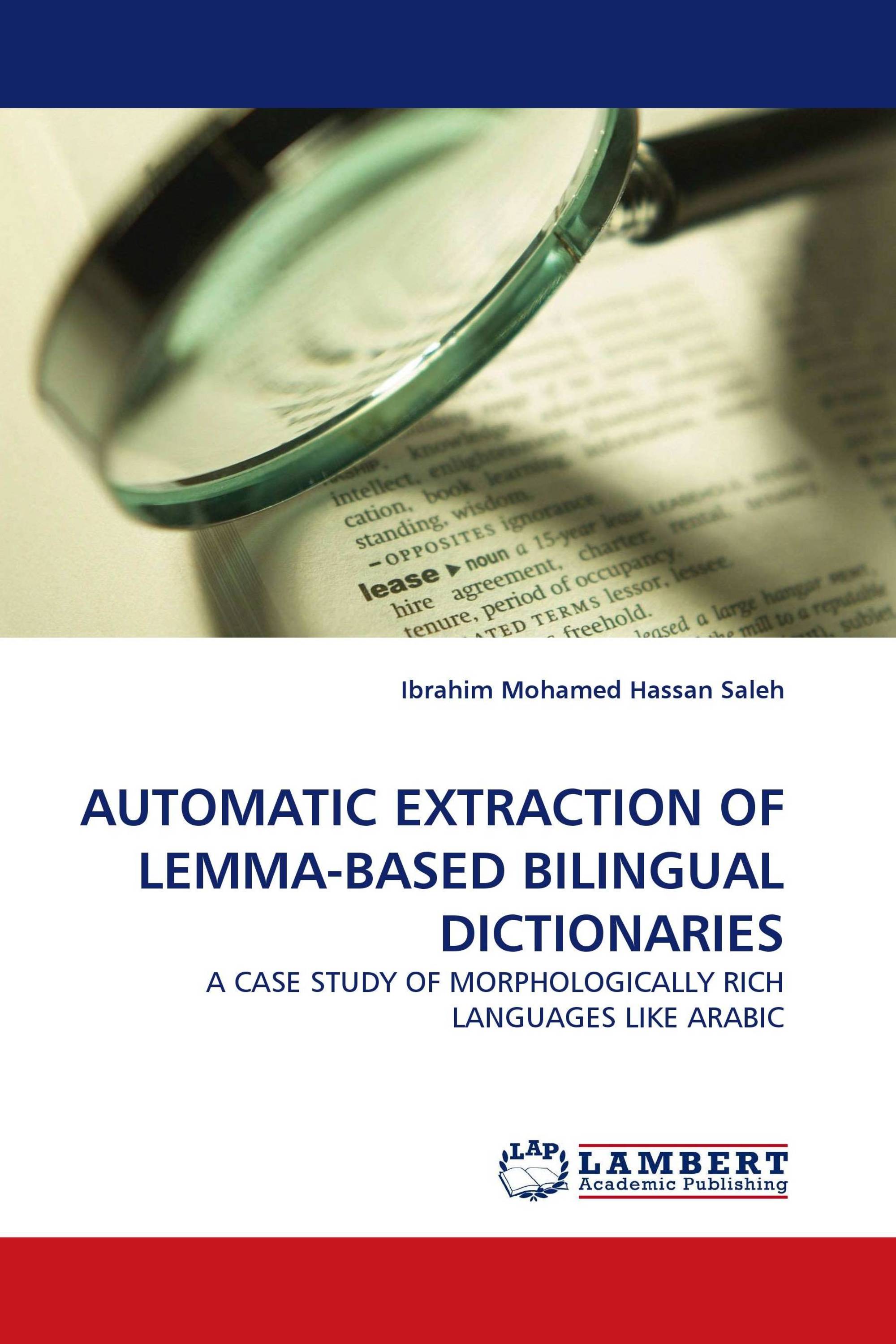 AUTOMATIC EXTRACTION OF LEMMA-BASED BILINGUAL DICTIONARIES