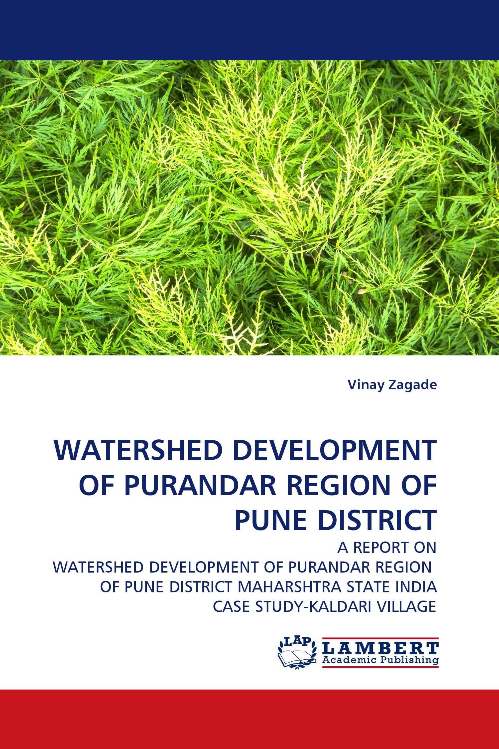 WATERSHED DEVELOPMENT OF PURANDAR REGION OF PUNE DISTRICT