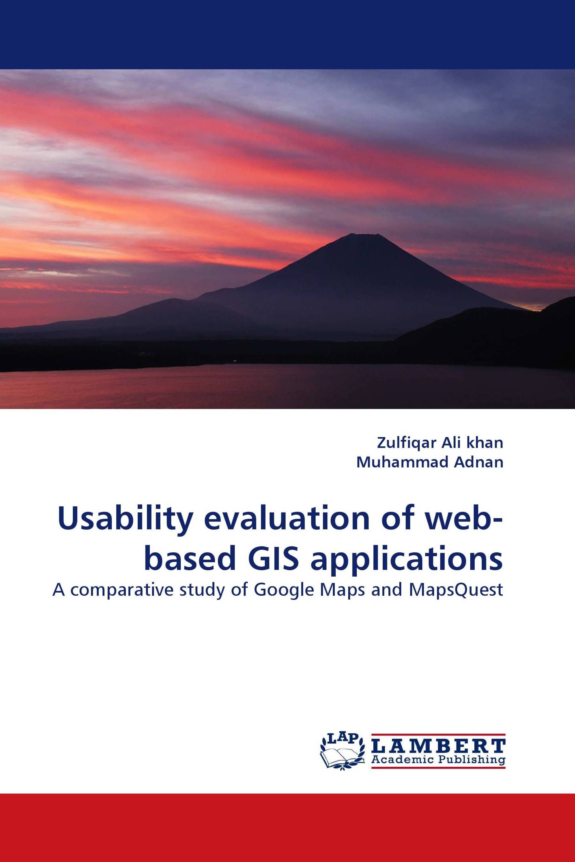 Usability evaluation of web-based GIS applications