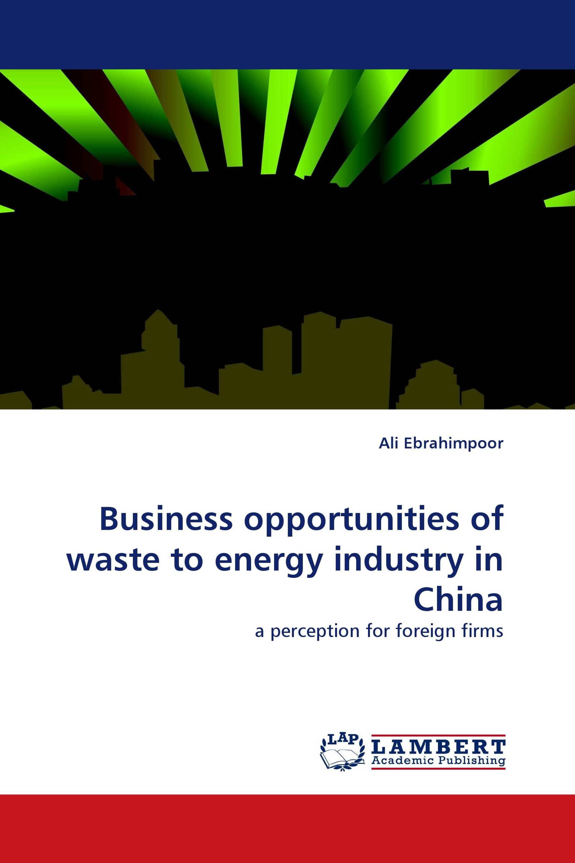 Business opportunities of waste to energy industry in China