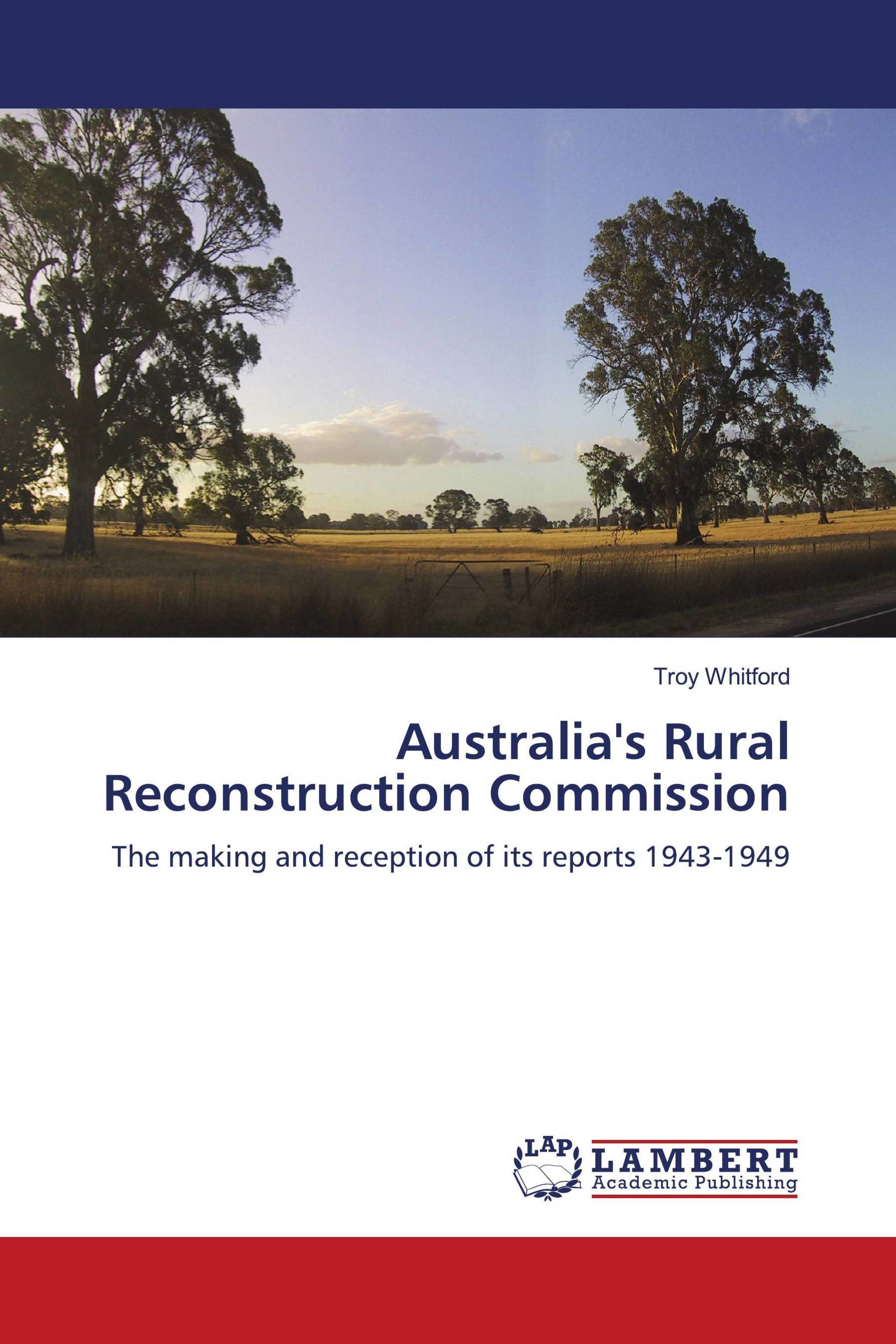 Australia's Rural Reconstruction Commission