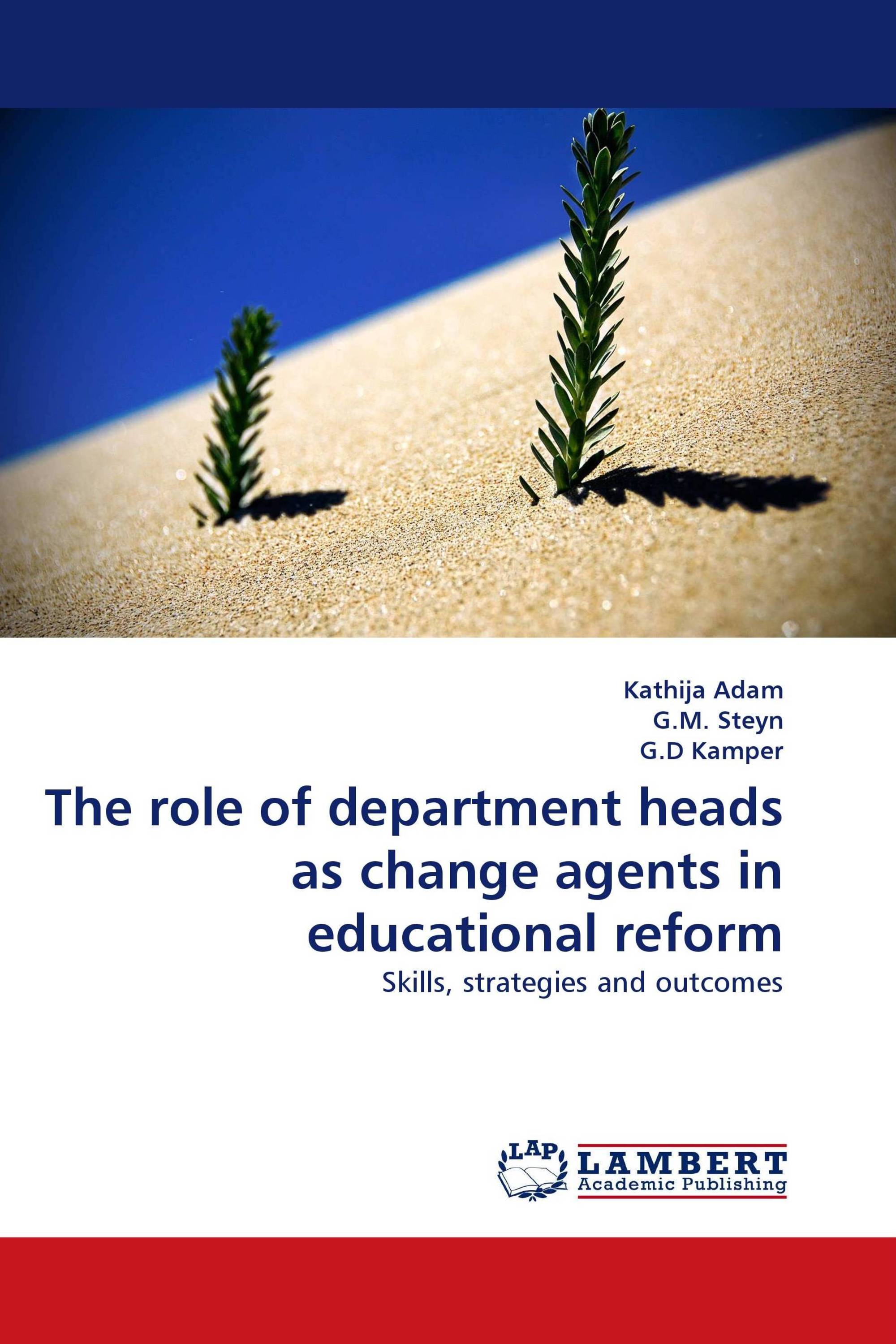 The role of department heads as change agents in educational reform