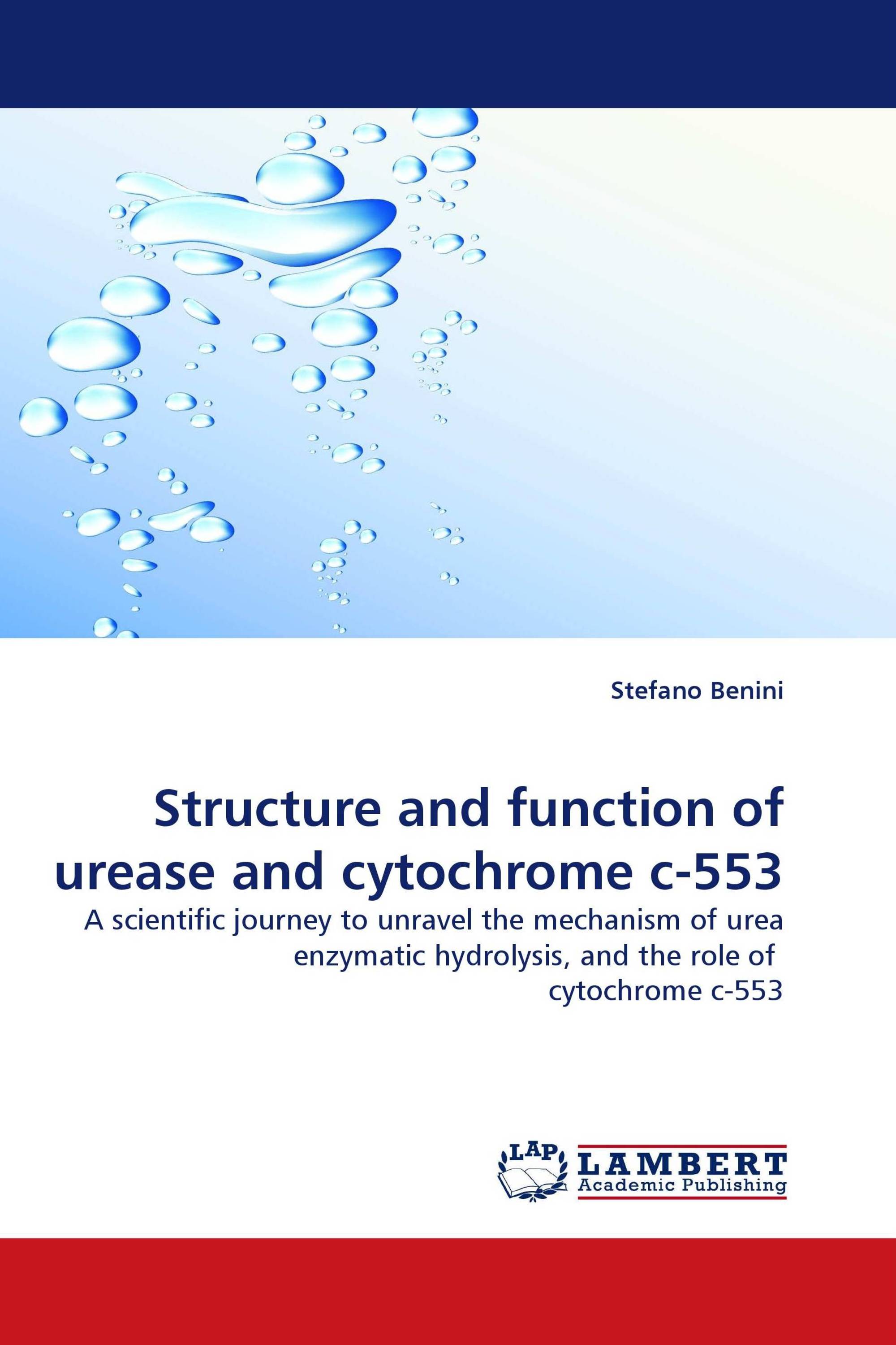 Structure and function of urease and cytochrome c-553