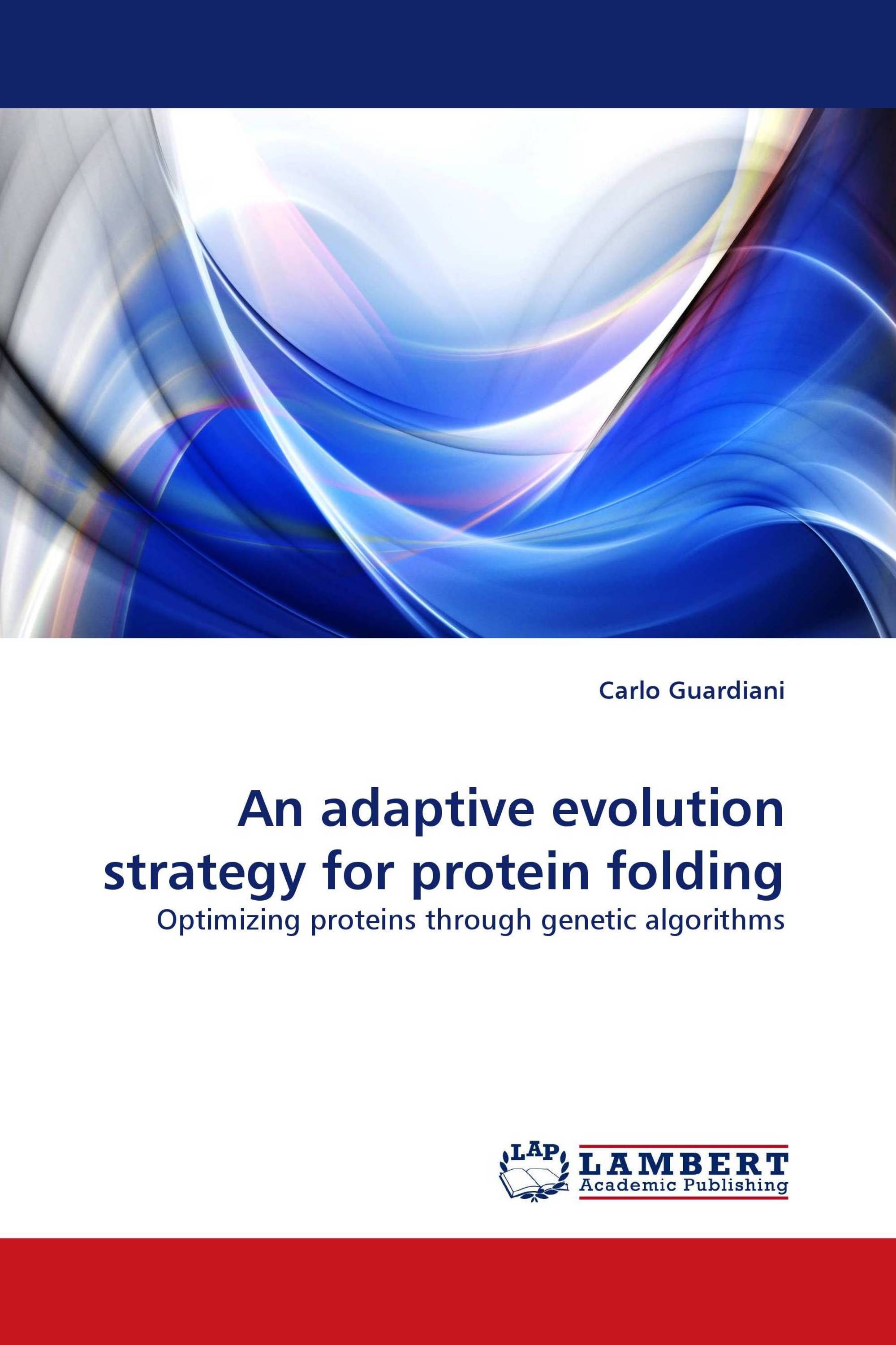 An adaptive evolution strategy for protein folding