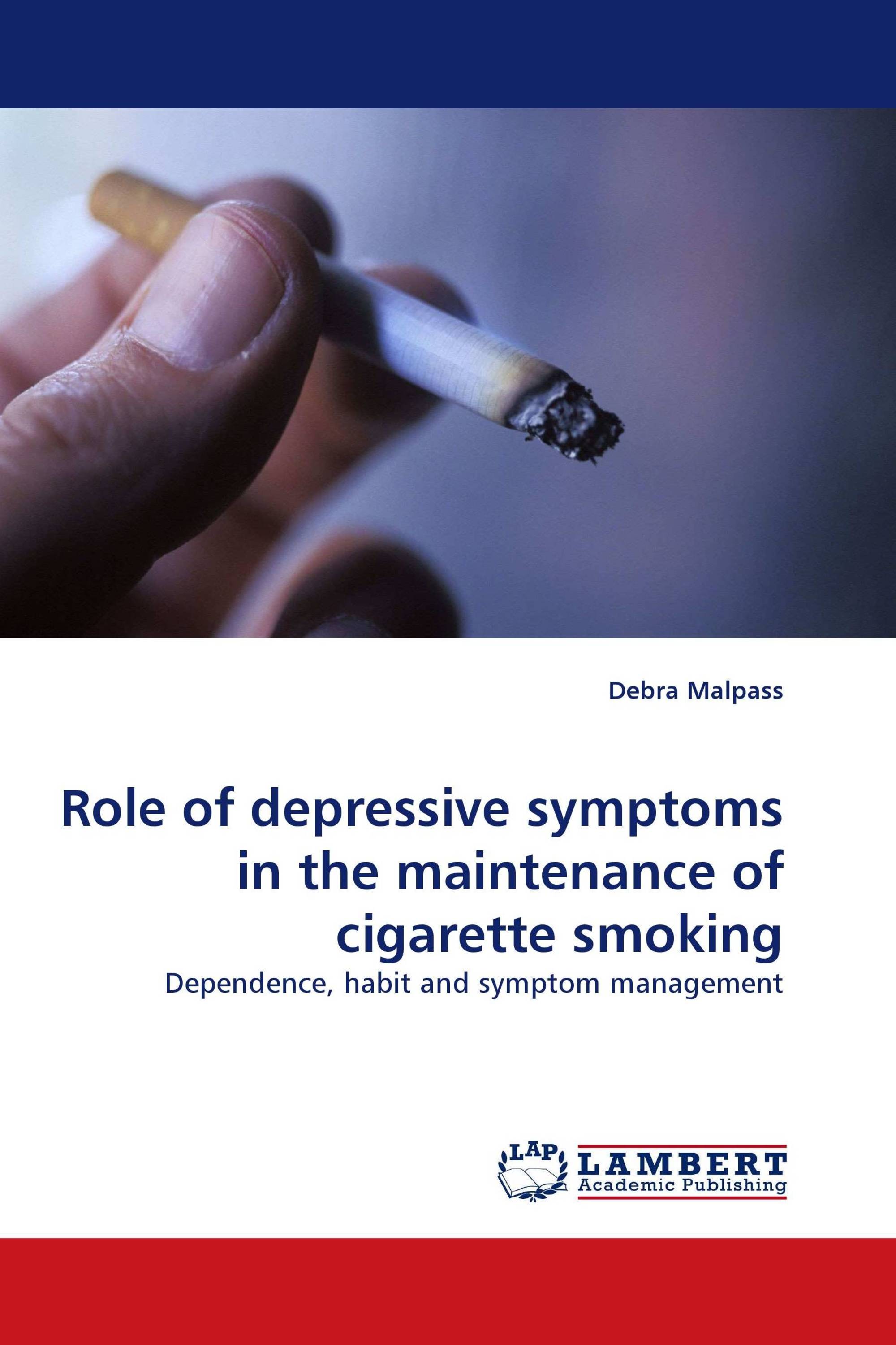 Role of depressive symptoms in the maintenance of cigarette smoking