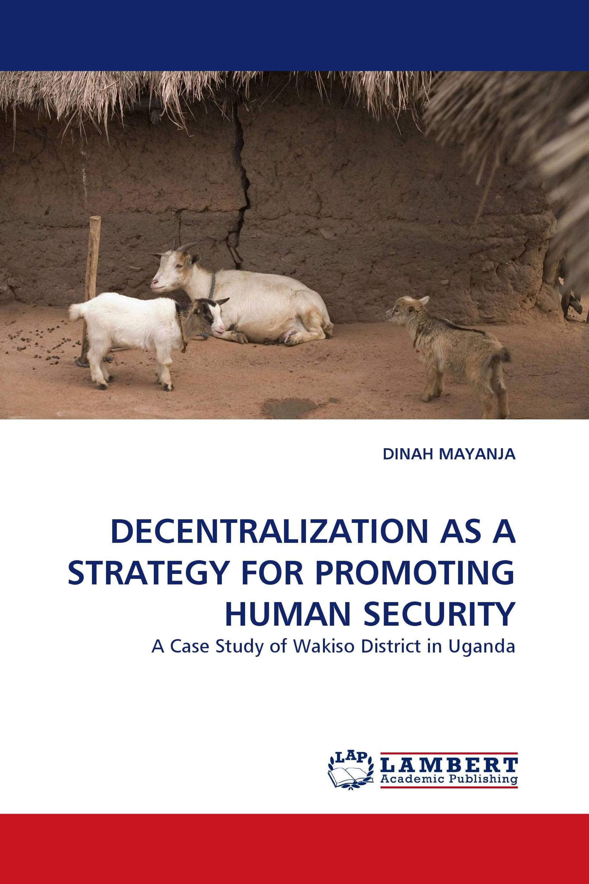 DECENTRALIZATION AS A STRATEGY FOR PROMOTING HUMAN SECURITY