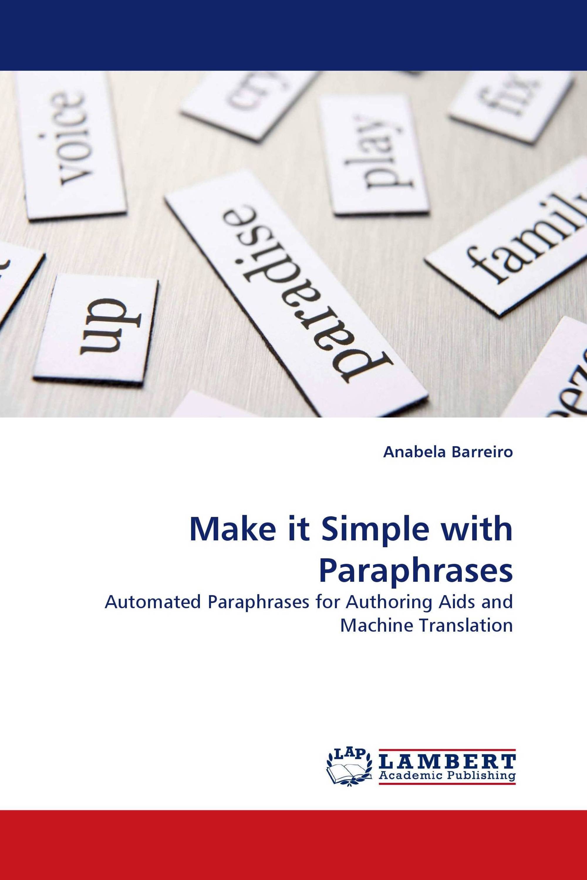 Make it Simple with Paraphrases