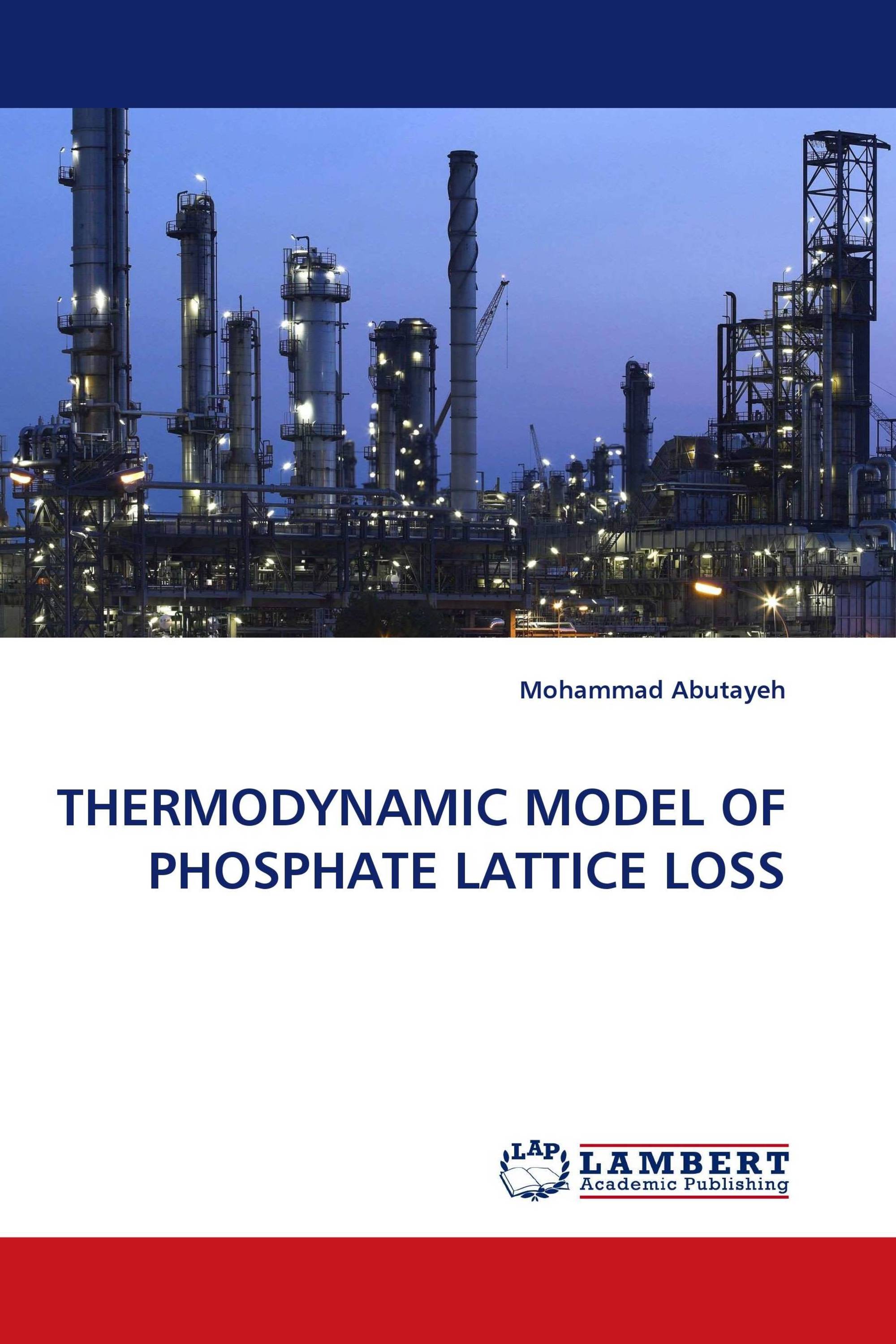 THERMODYNAMIC MODEL OF PHOSPHATE LATTICE LOSS