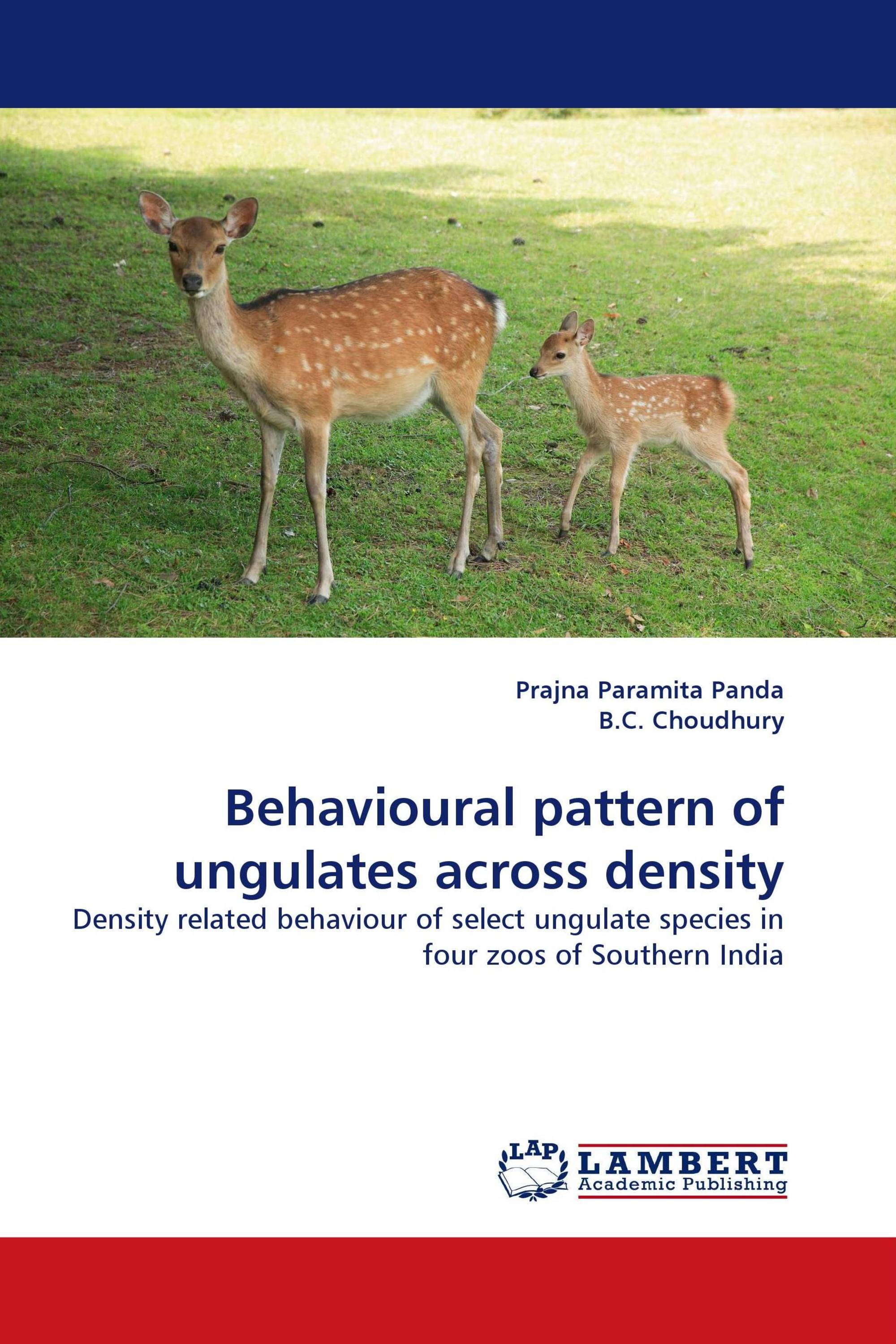 Behavioural pattern of ungulates across density