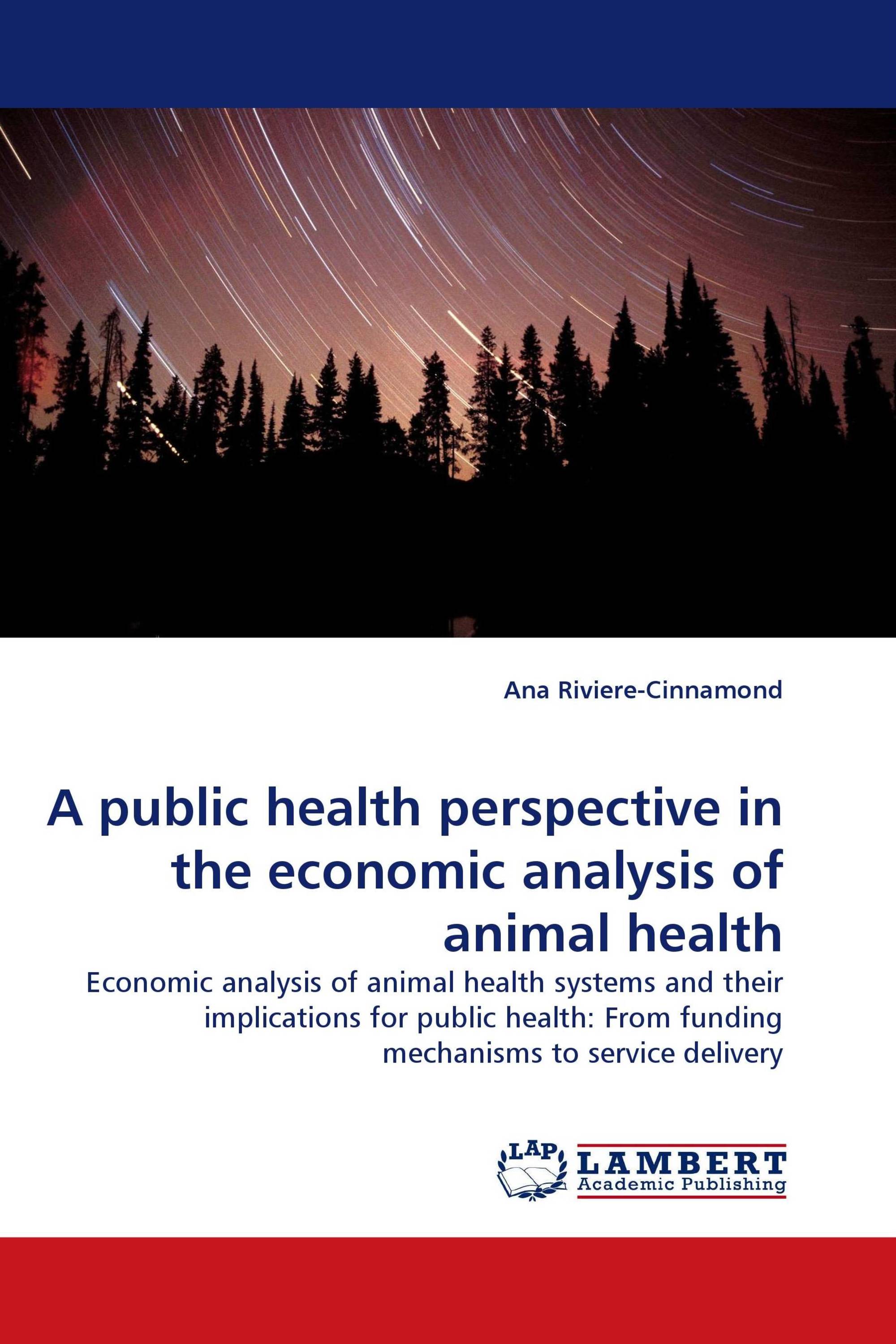 A public health perspective in the economic analysis of animal health