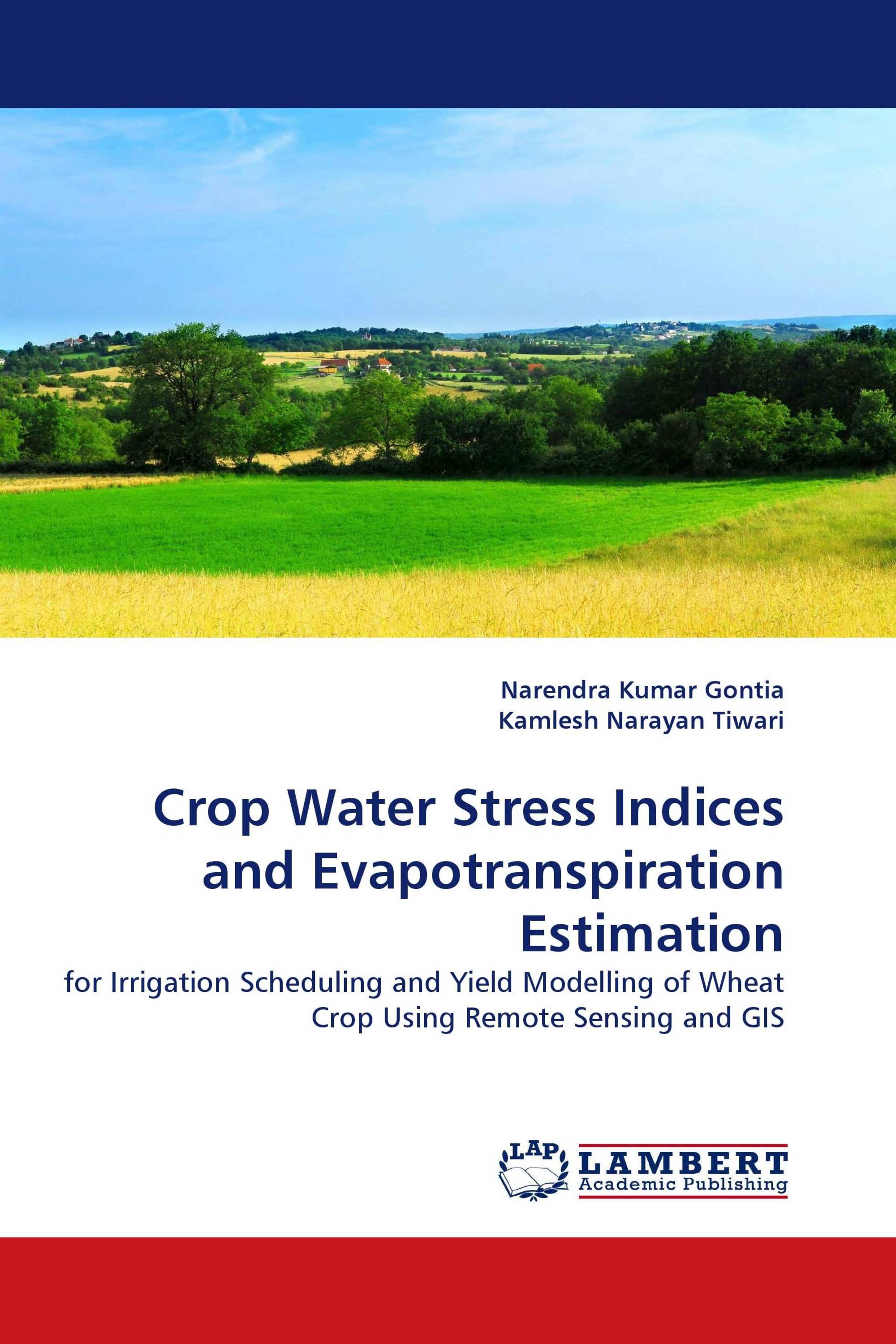 Crop Water Stress Indices and Evapotranspiration Estimation