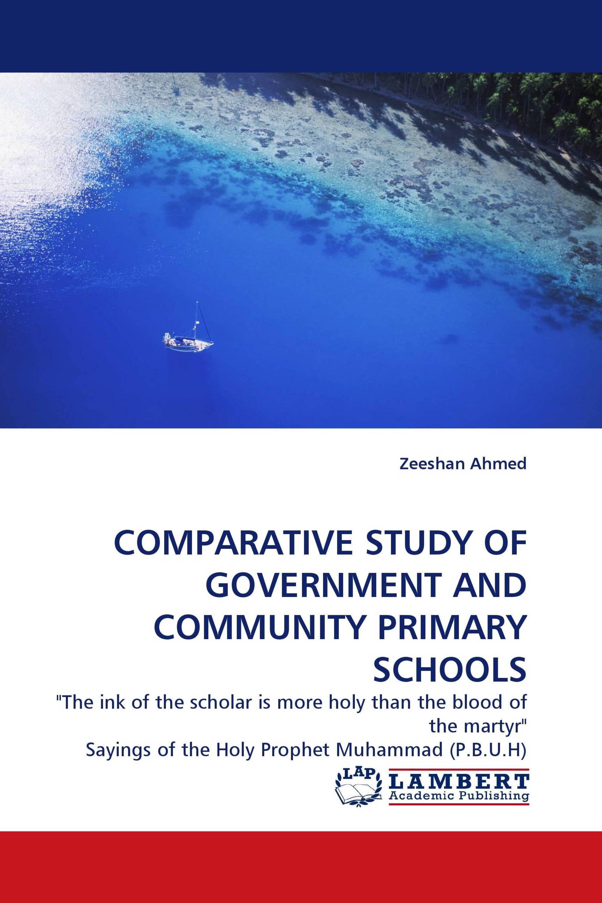 COMPARATIVE STUDY OF GOVERNMENT AND COMMUNITY PRIMARY SCHOOLS