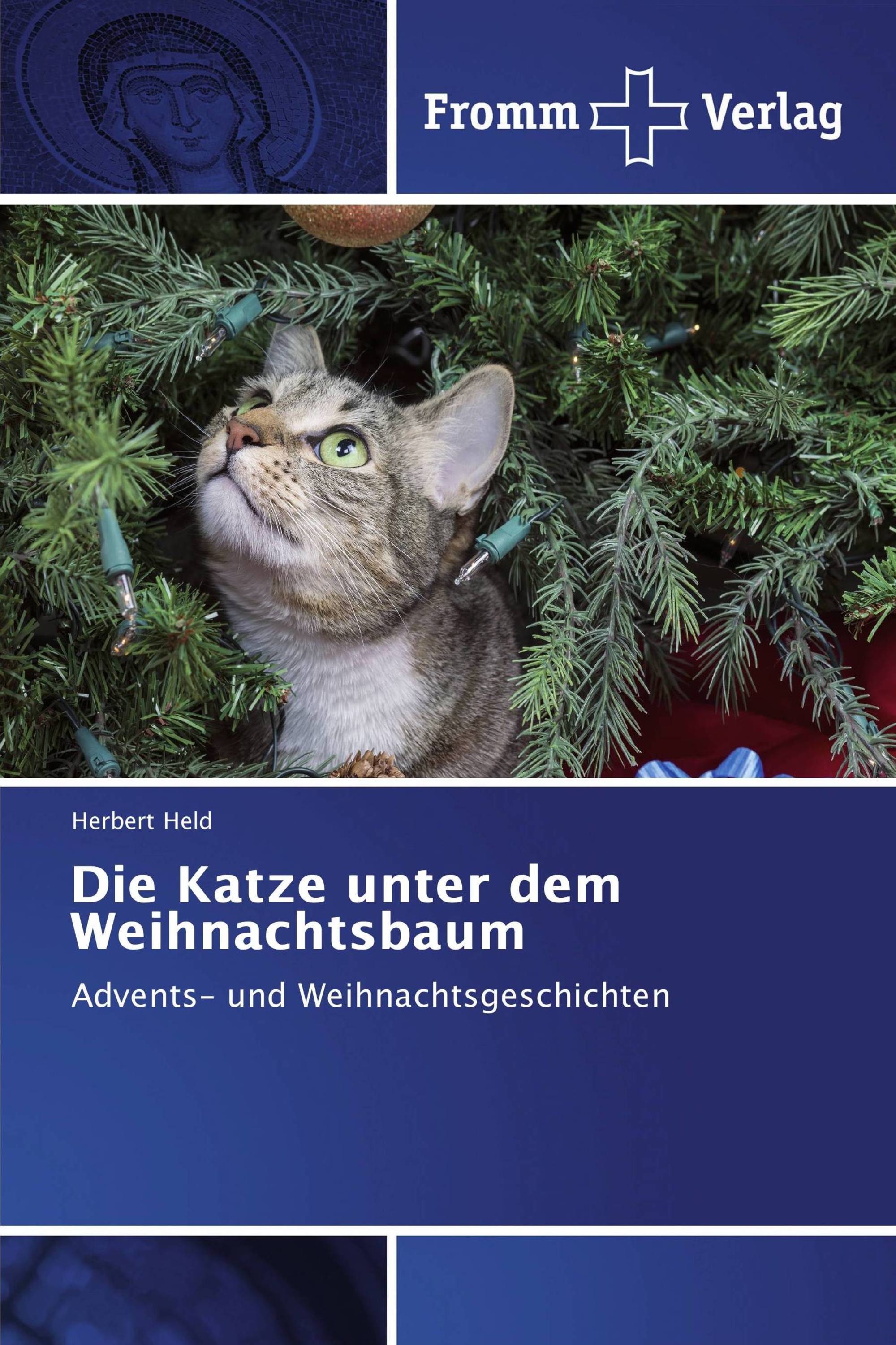 Die Katze unter dem Weihnachtsbaum