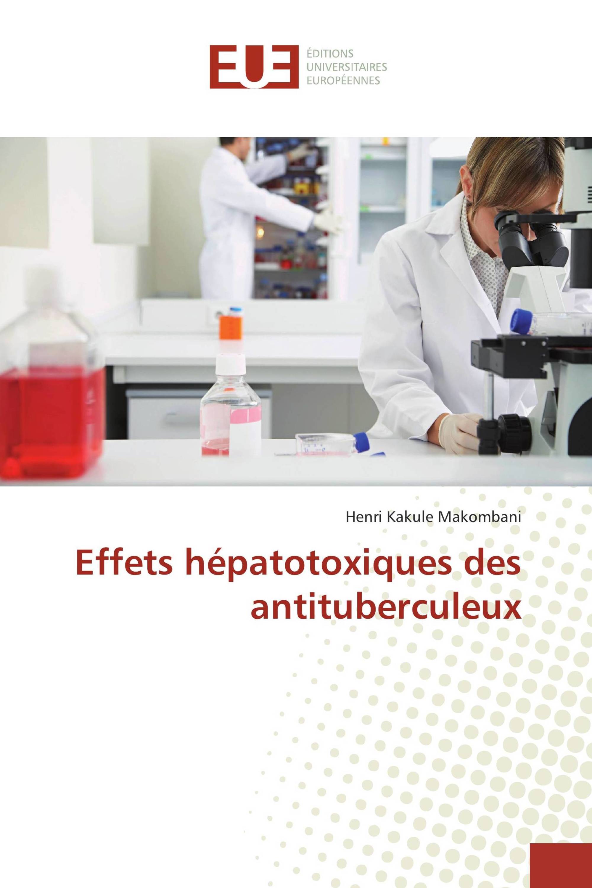 Effets hépatotoxiques des antituberculeux