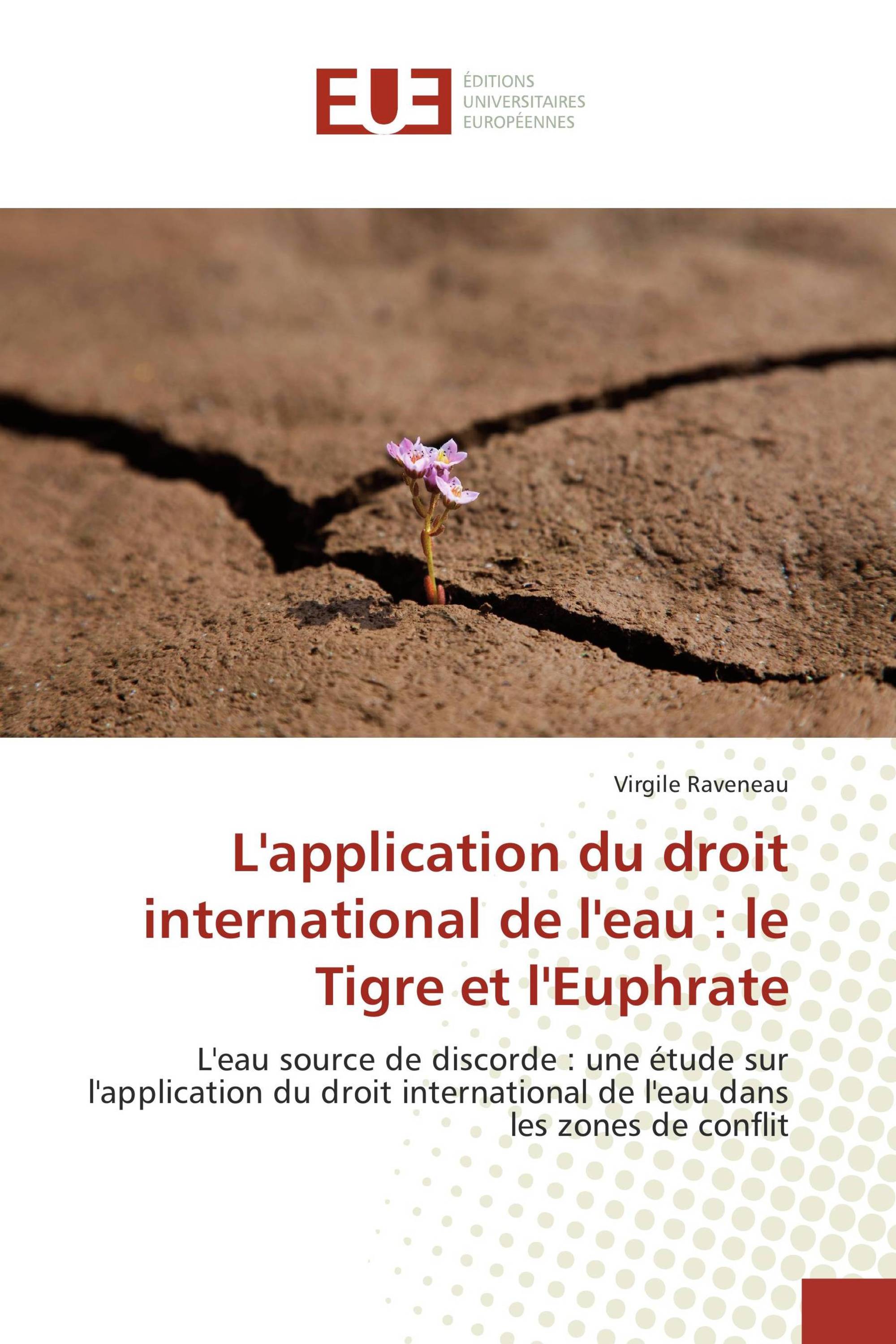 L'application du droit international de l'eau : le Tigre et l'Euphrate