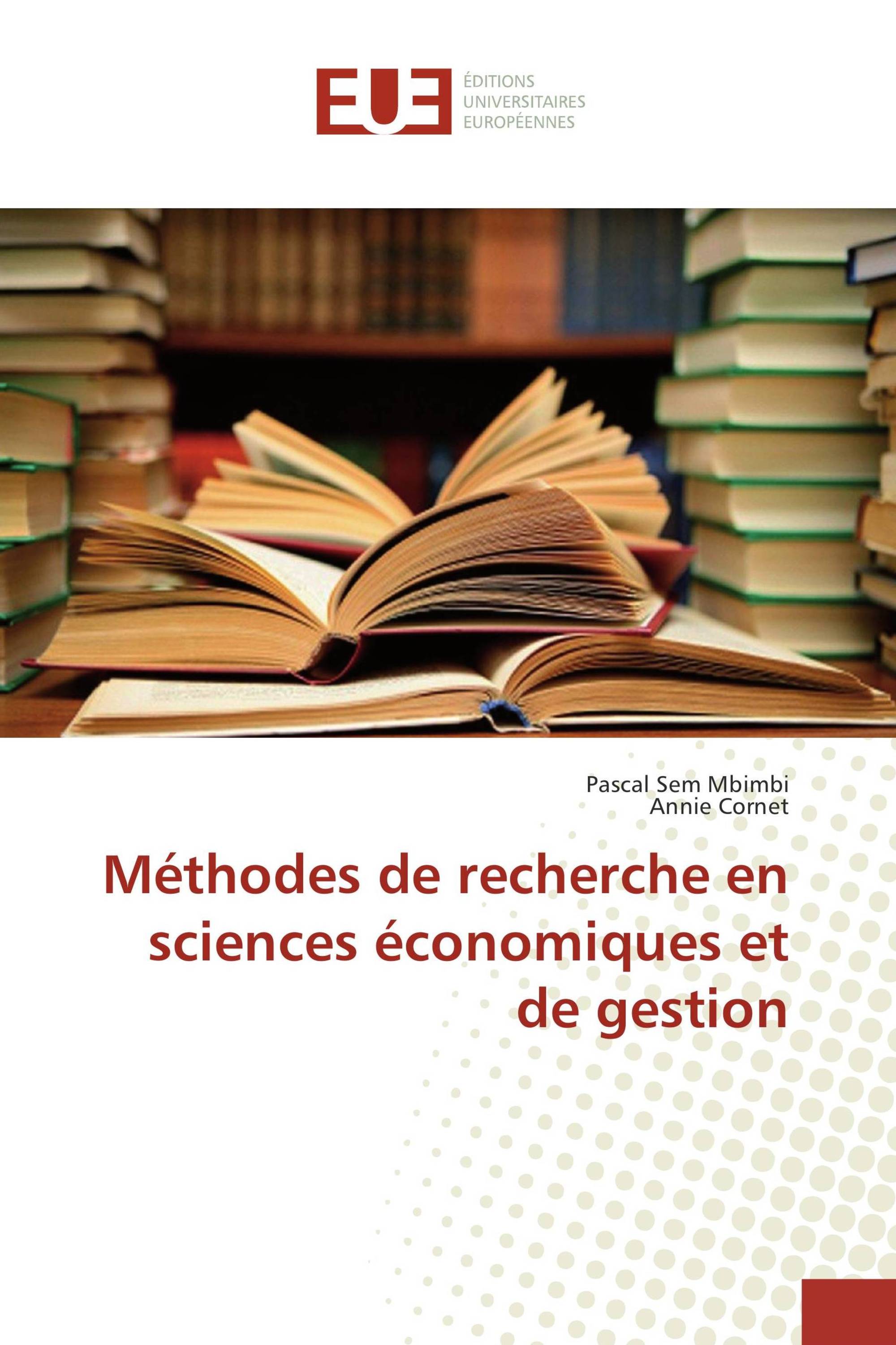 Méthodes de recherche en sciences économiques et de gestion