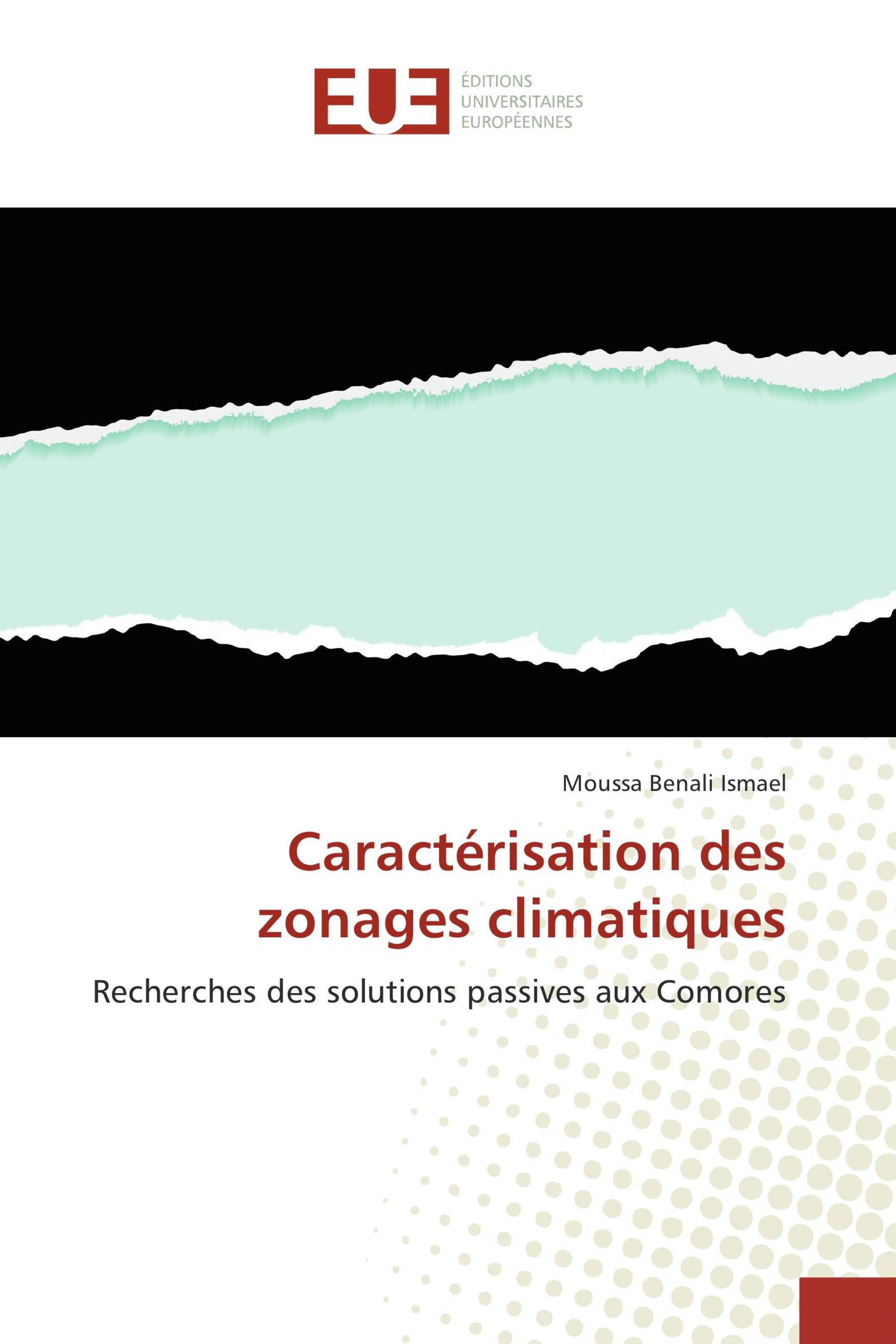 Caractérisation des zonages climatiques