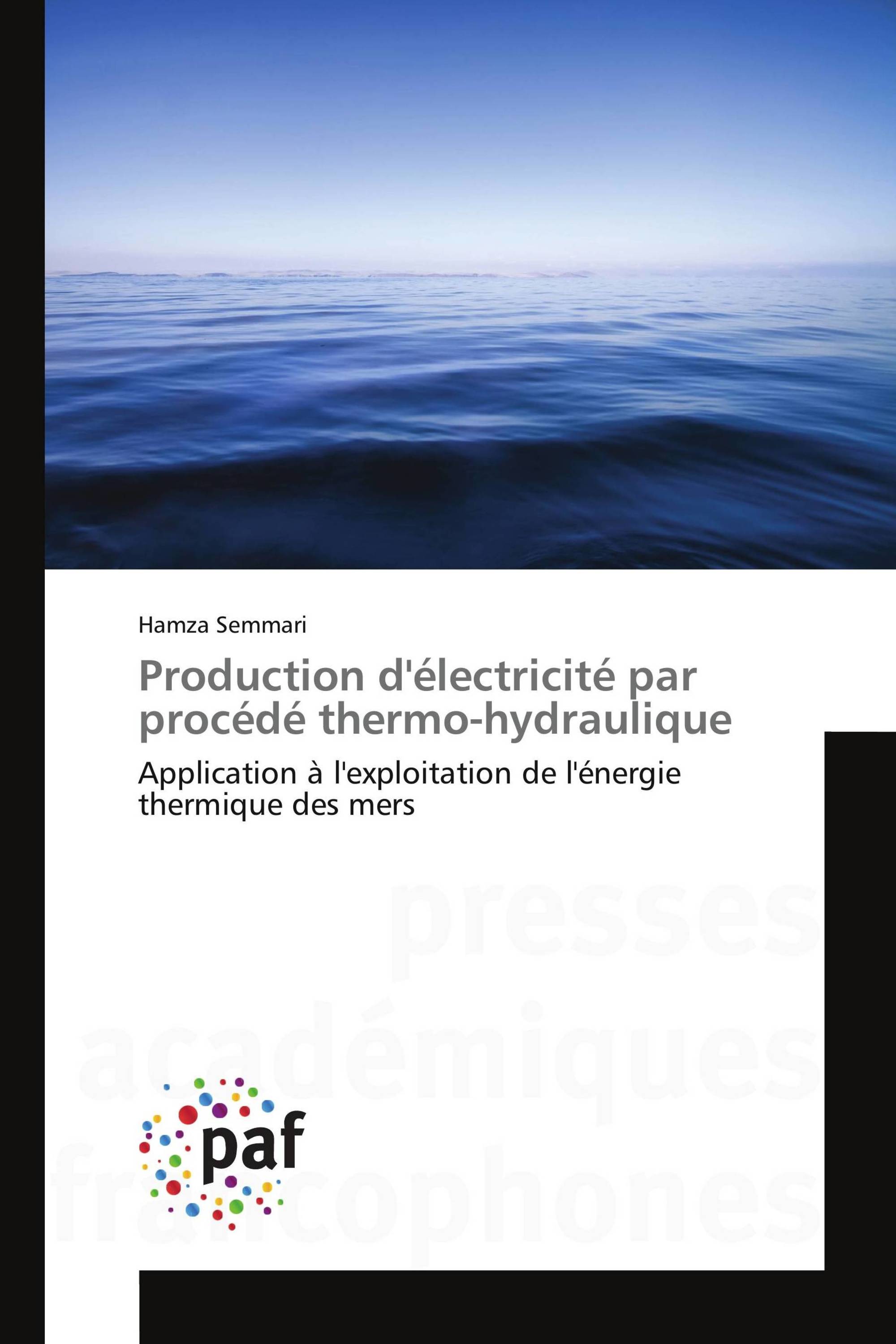 Production d'électricité par procédé thermo-hydraulique