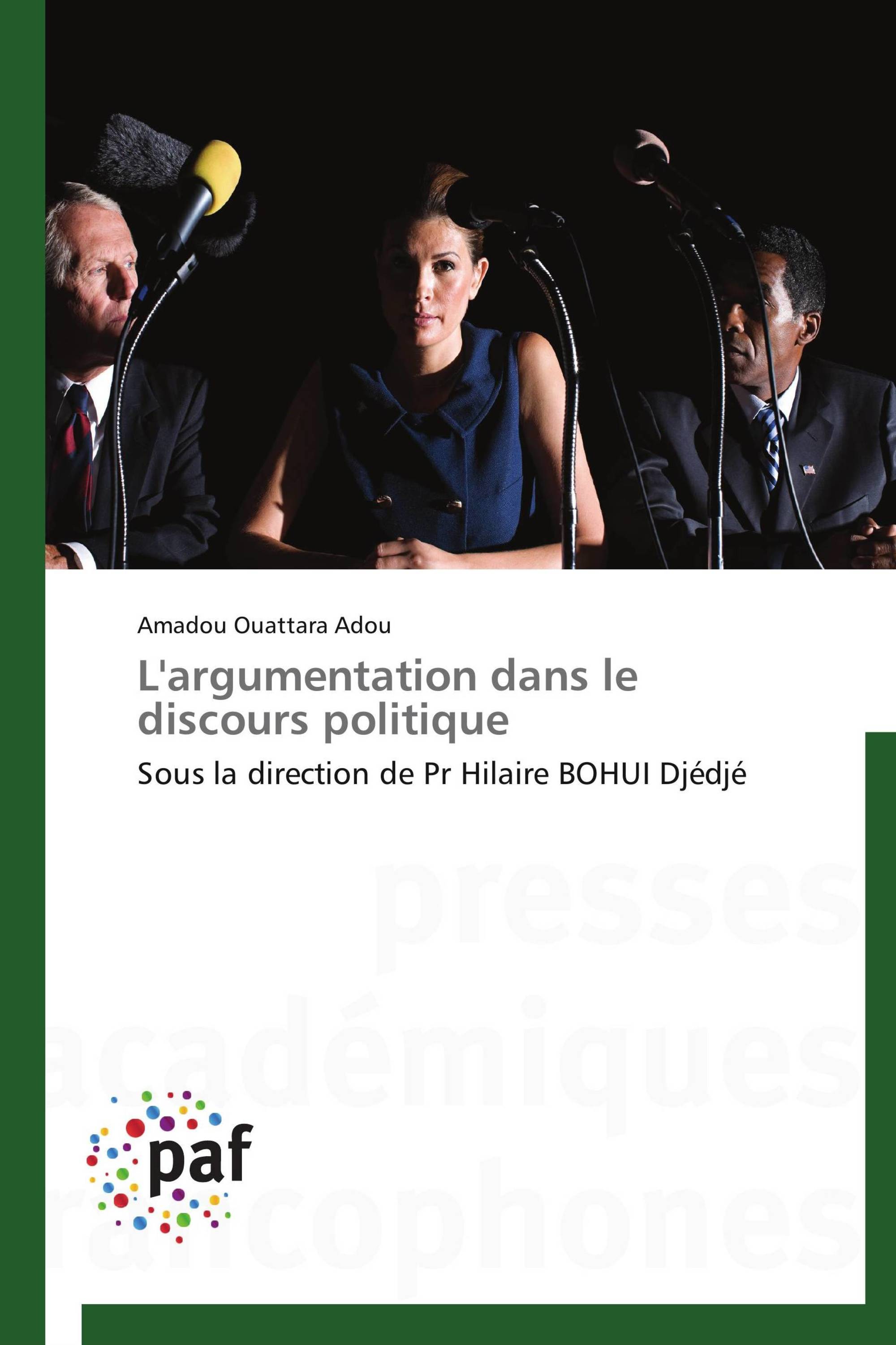 L'argumentation dans le discours politique