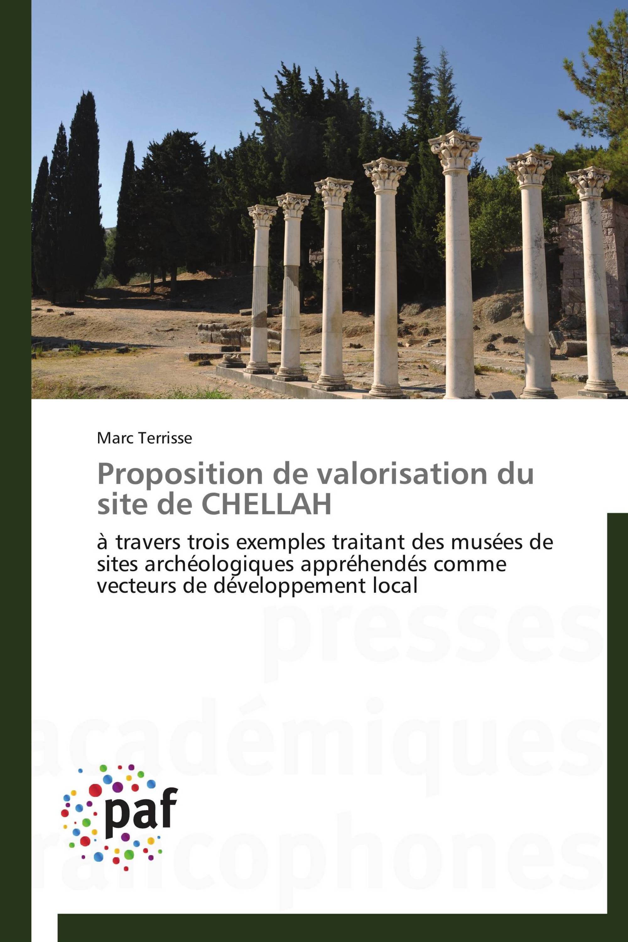 Proposition de valorisation du site de CHELLAH