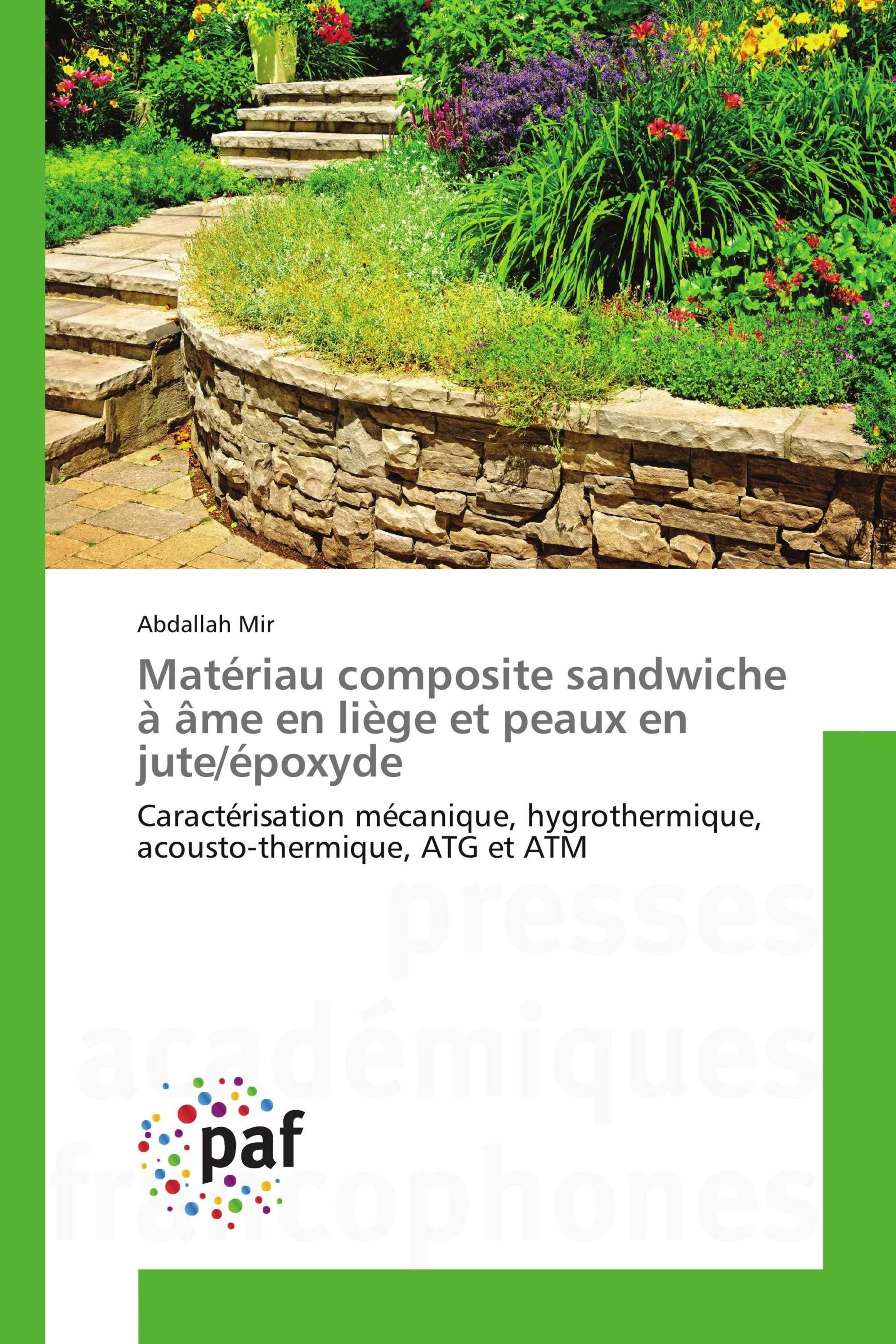 Matériau composite sandwiche à âme en liège et peaux en jute/époxyde