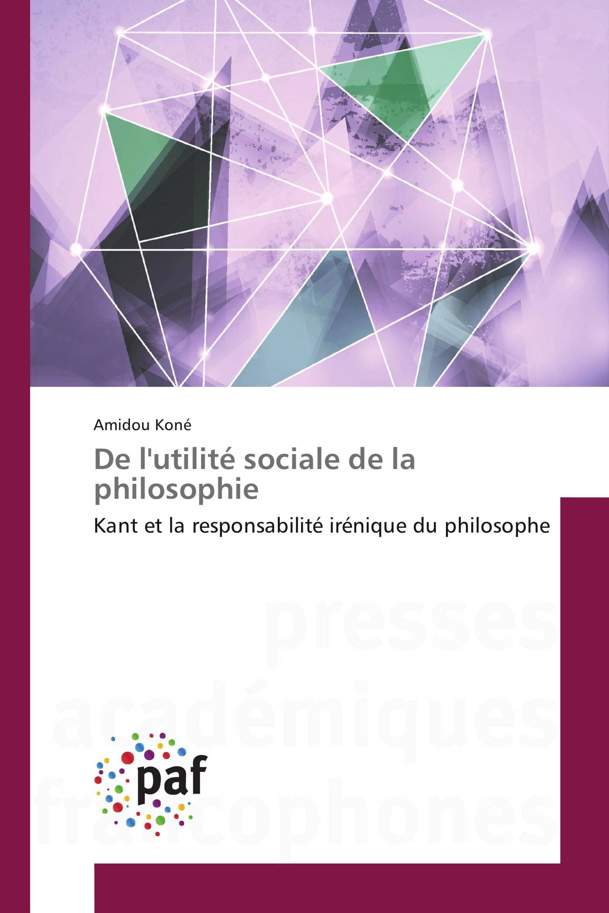 De l'utilité sociale de la philosophie