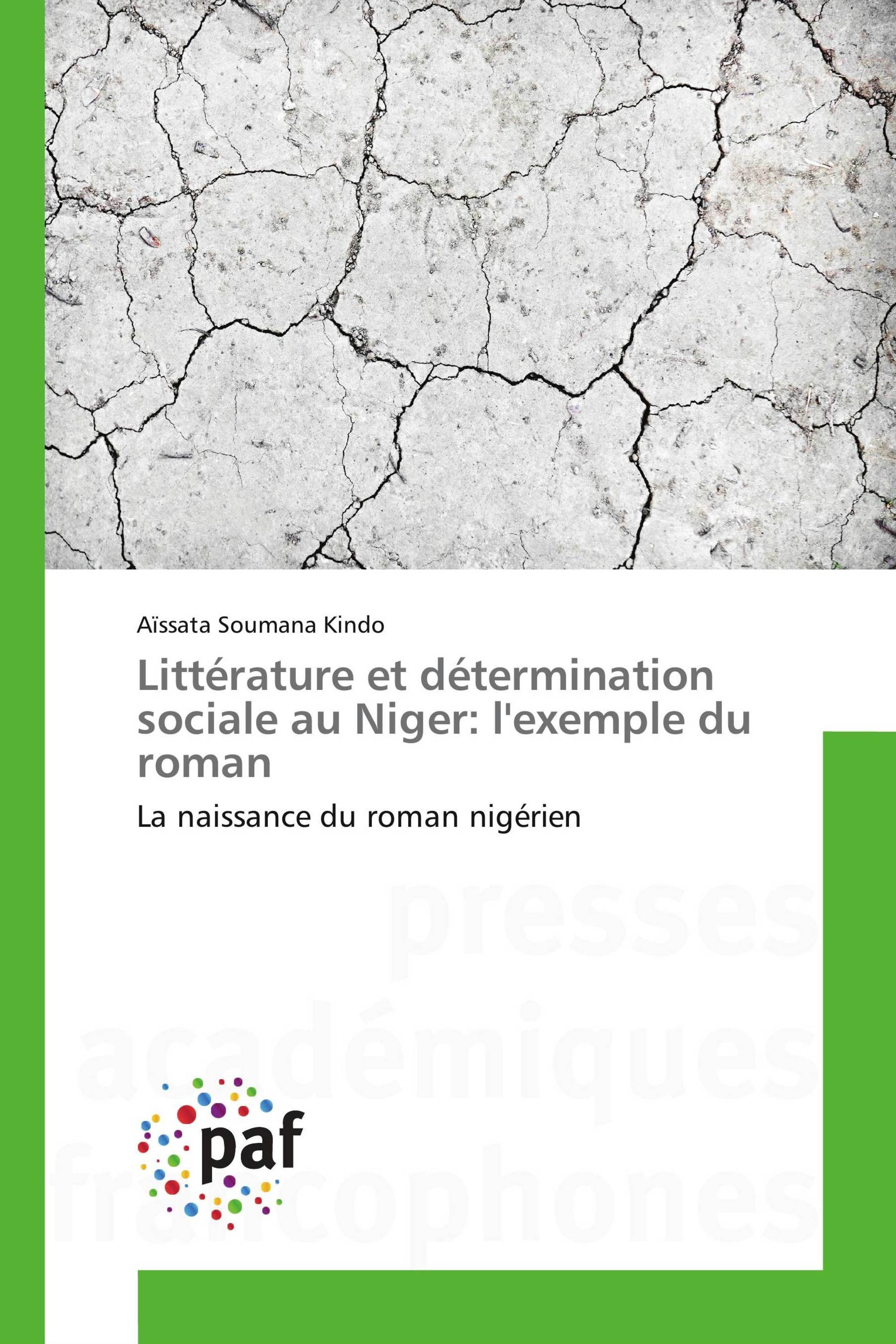 Littérature et détermination sociale au Niger: l'exemple du roman