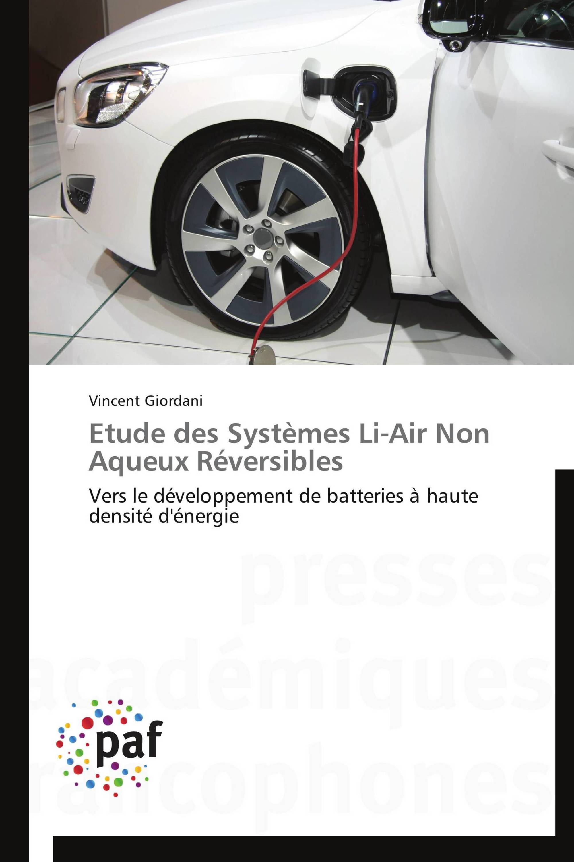 Etude des Systèmes Li-Air Non Aqueux Réversibles