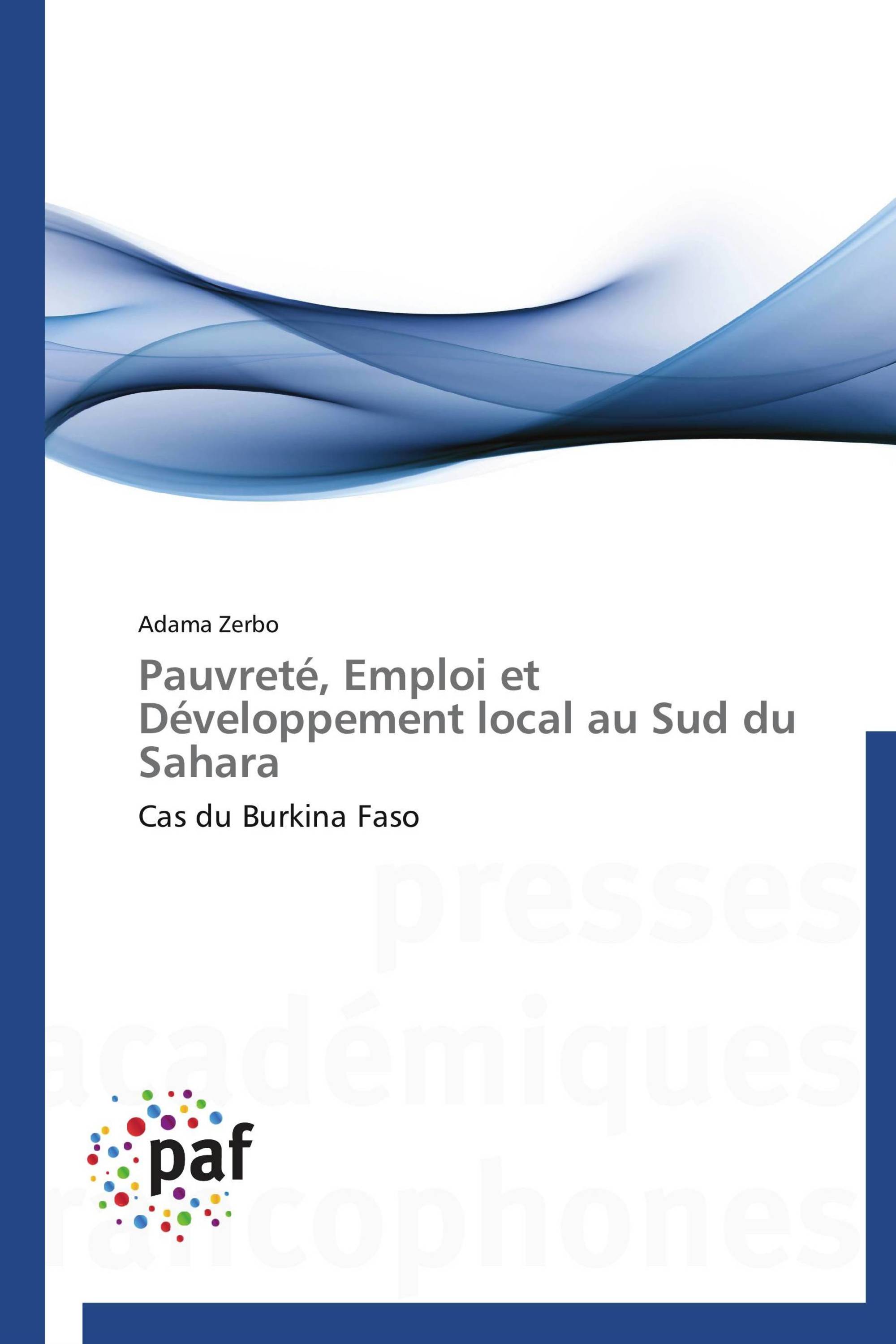 Pauvreté, Emploi et Développement local au Sud du Sahara