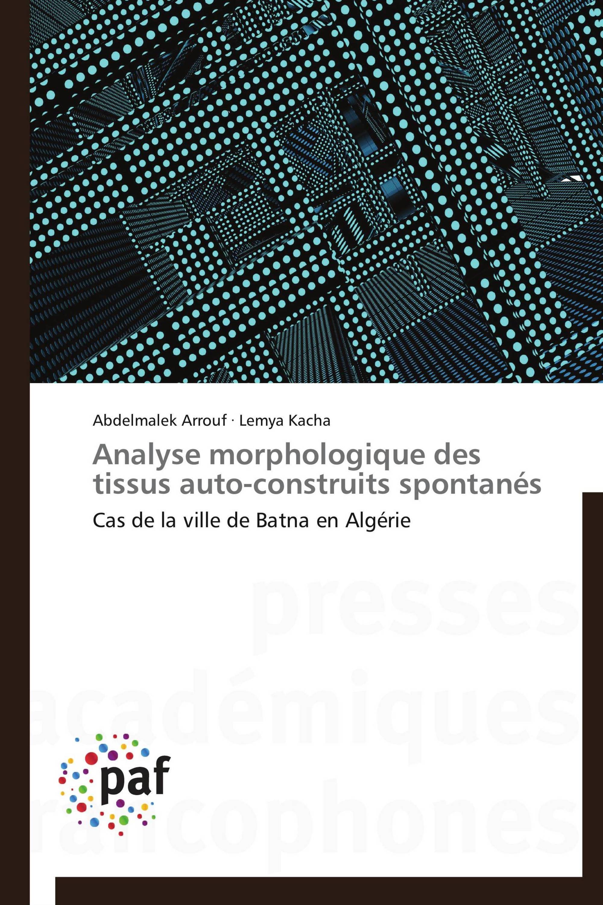 Analyse morphologique des tissus auto-construits spontanés