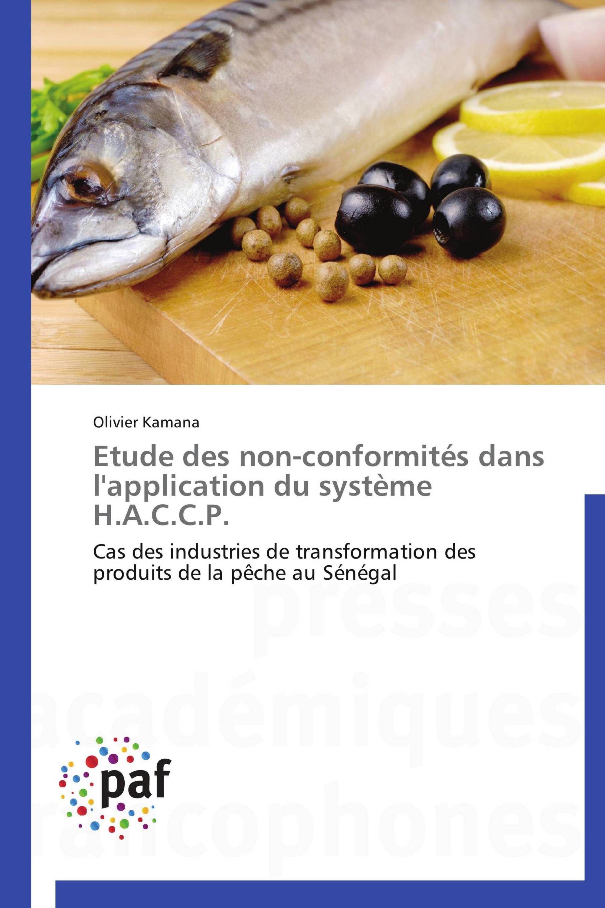 Etude des non-conformités dans l'application du système H.A.C.C.P.