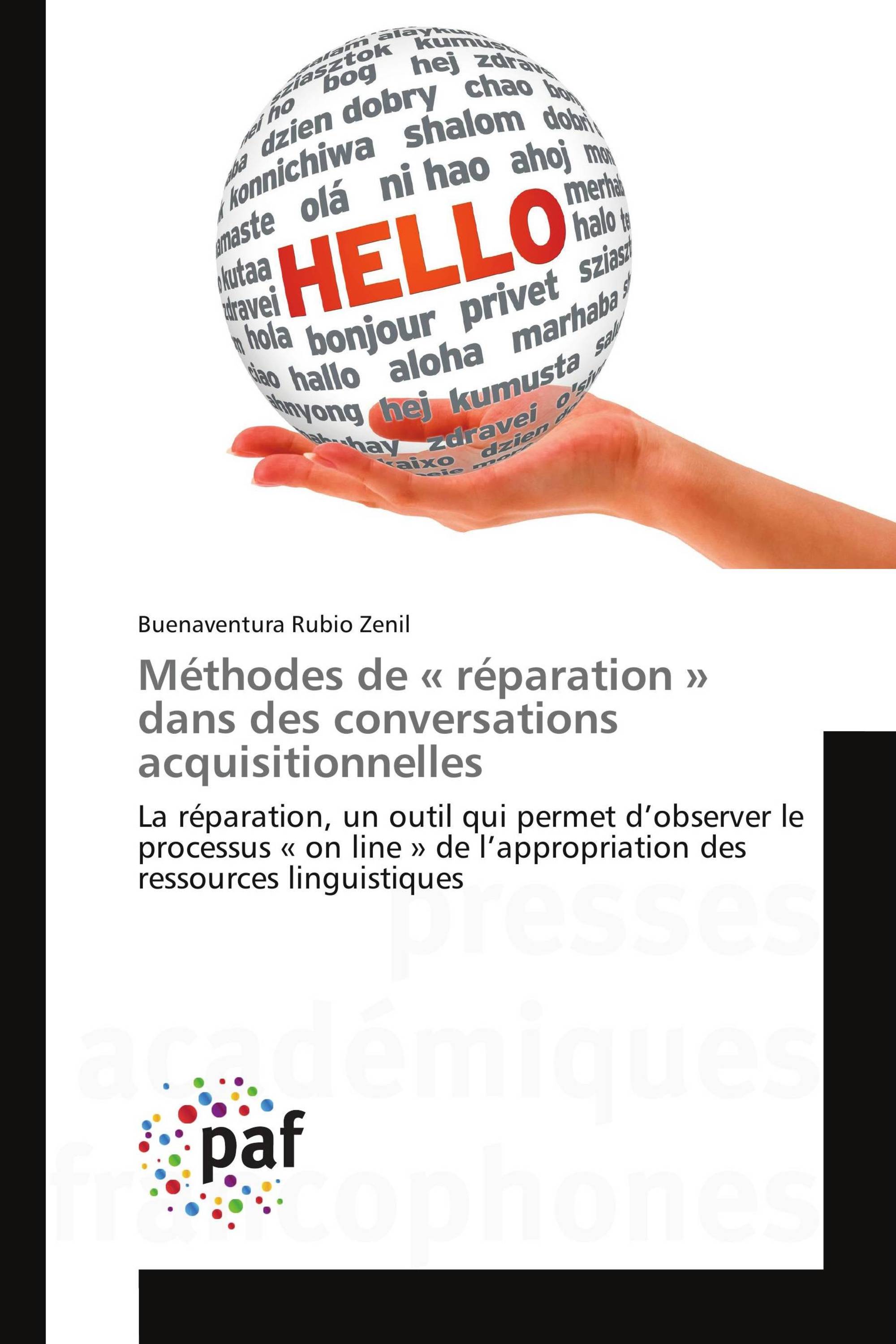 Méthodes de « réparation » dans des conversations acquisitionnelles