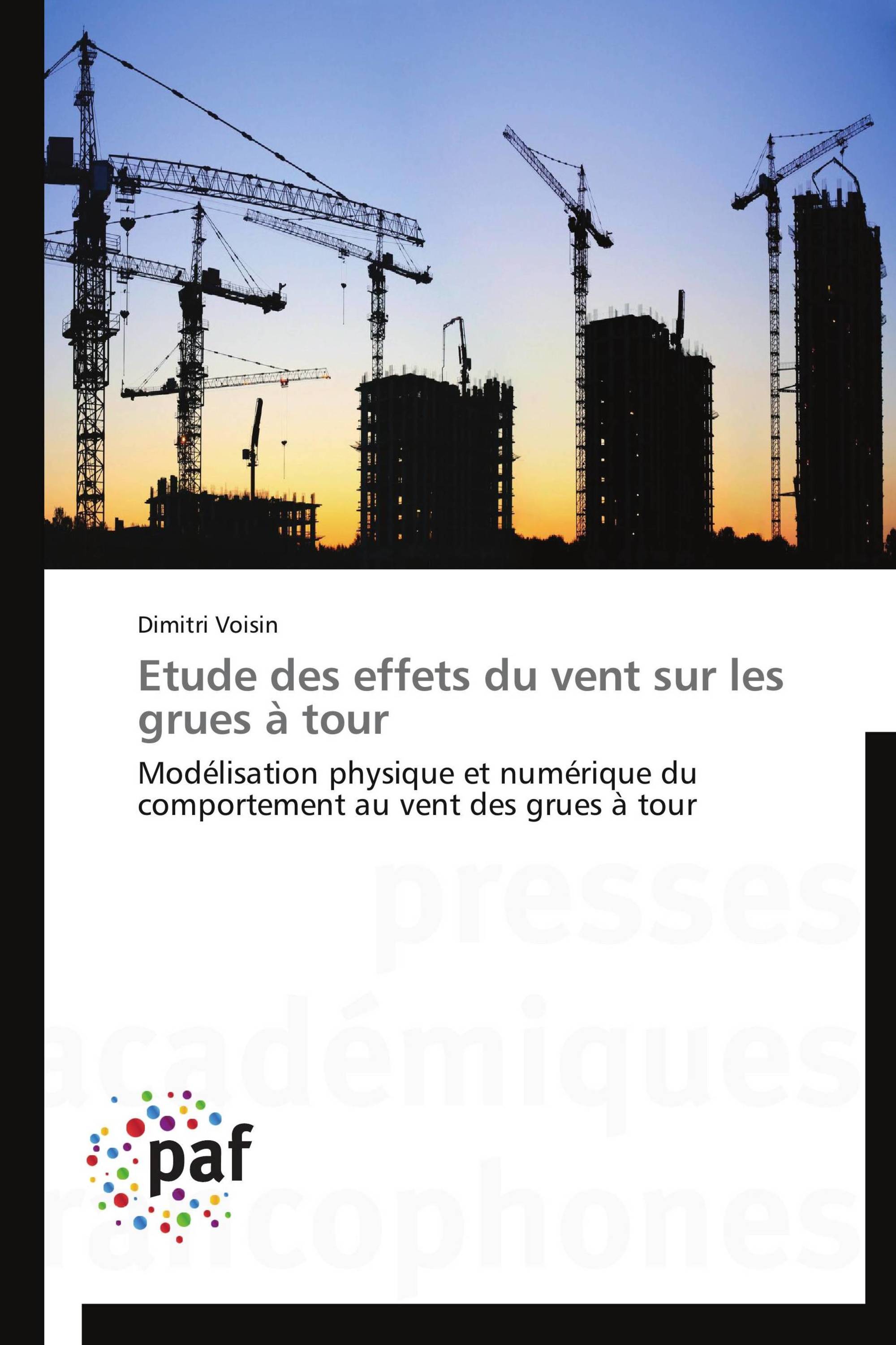 Etude des effets du vent sur les grues à tour