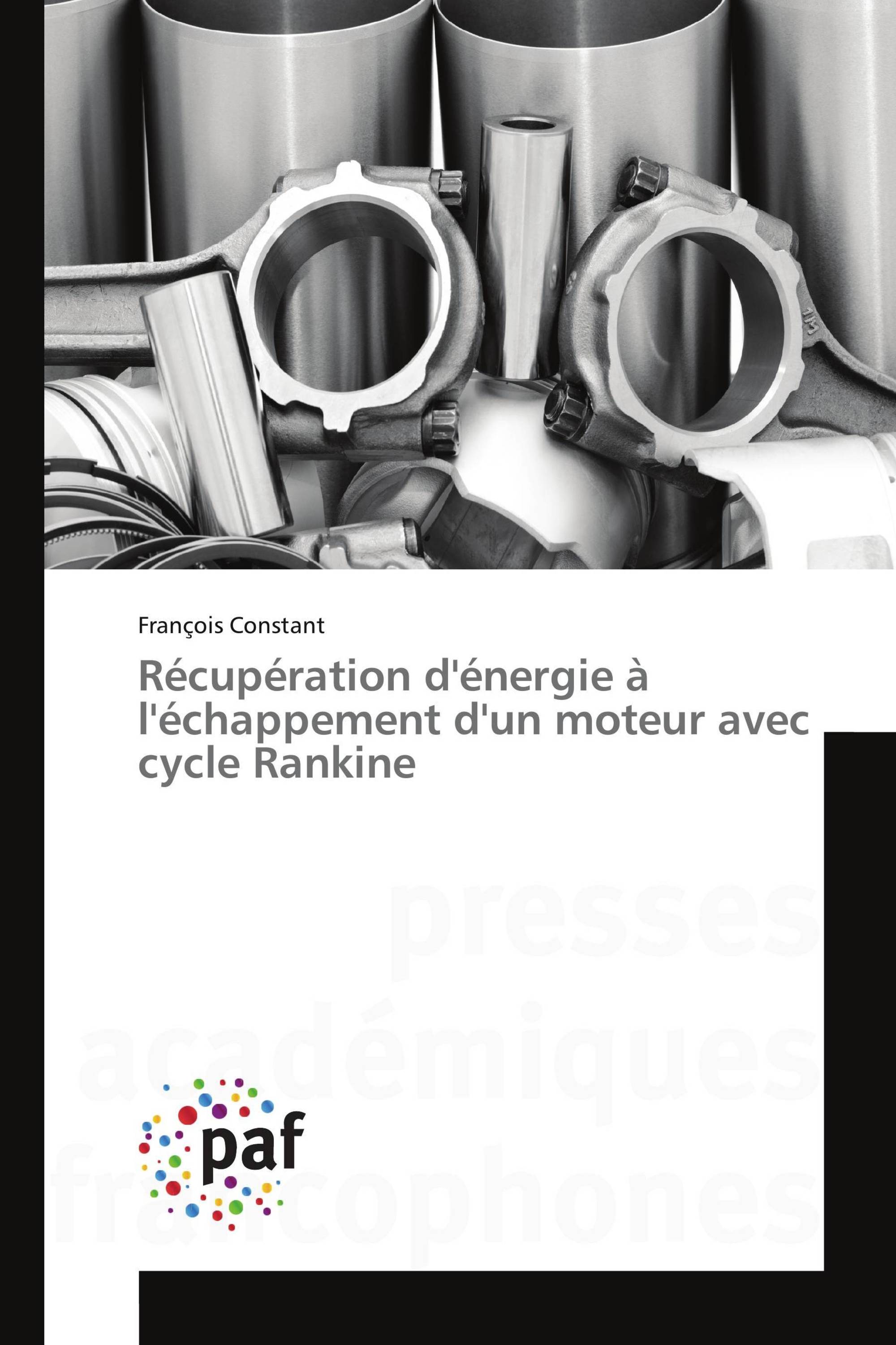 Récupération d'énergie à l'échappement d'un moteur avec cycle Rankine