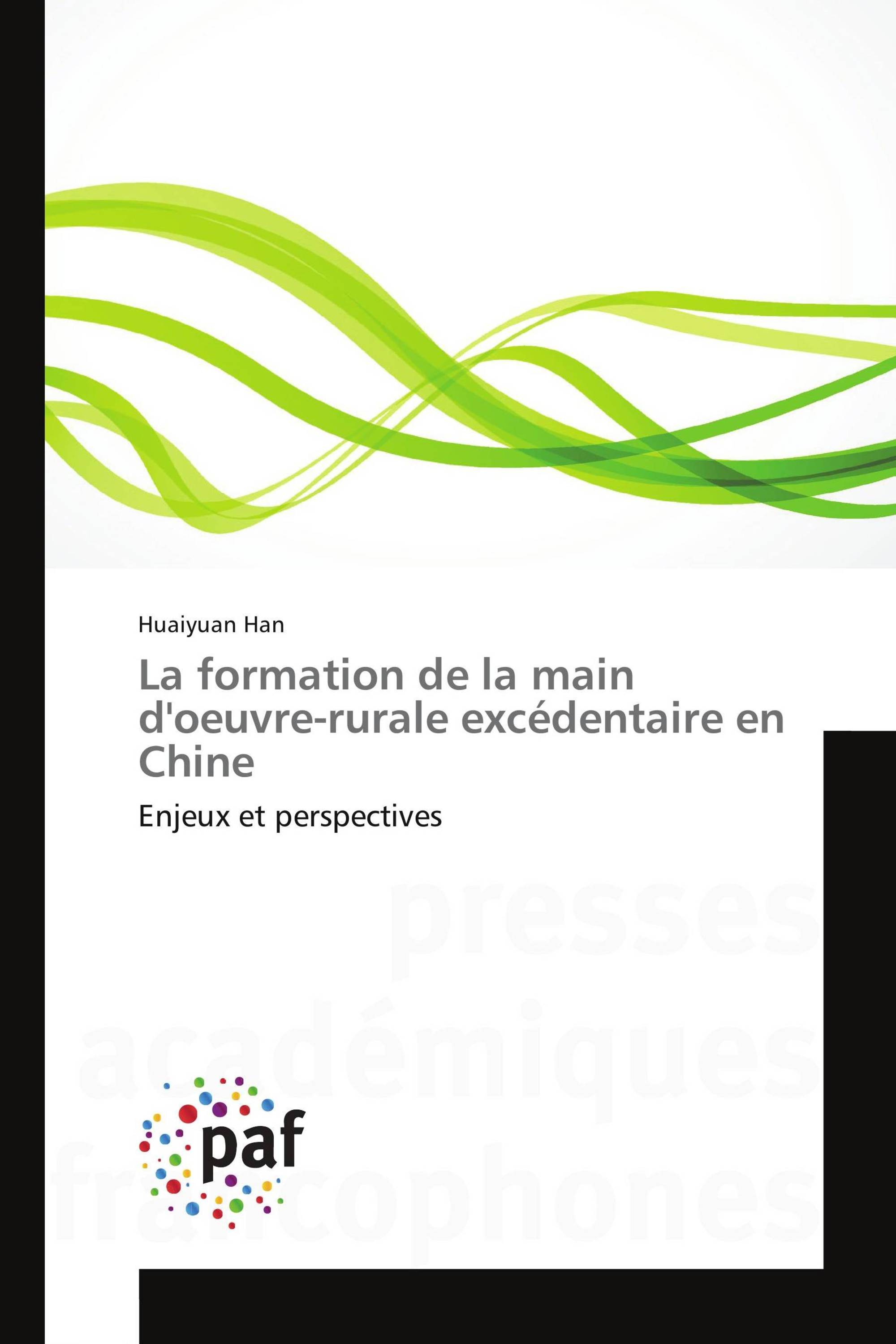 La formation de la main d'oeuvre-rurale excédentaire en Chine