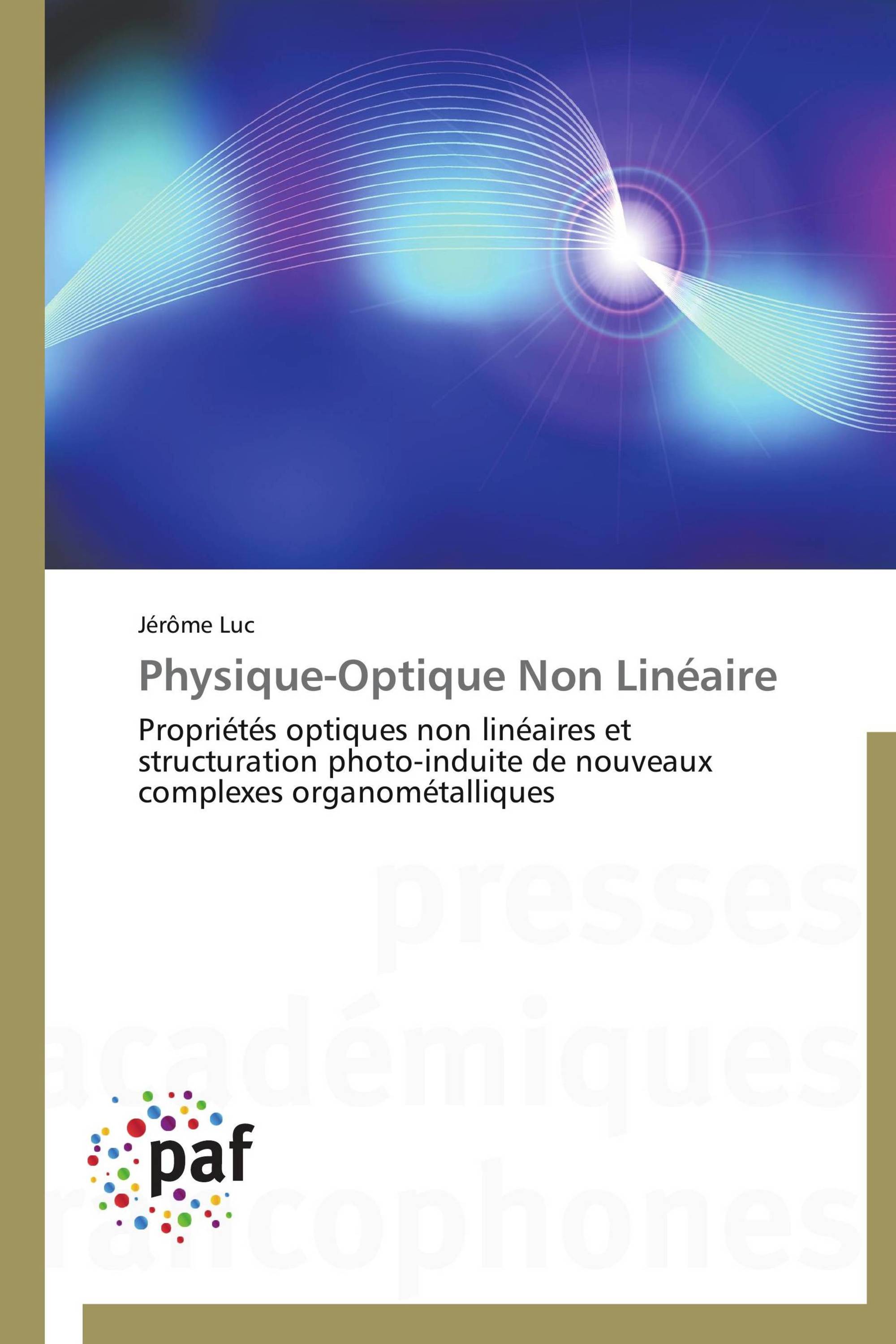 Physique-Optique Non Linéaire