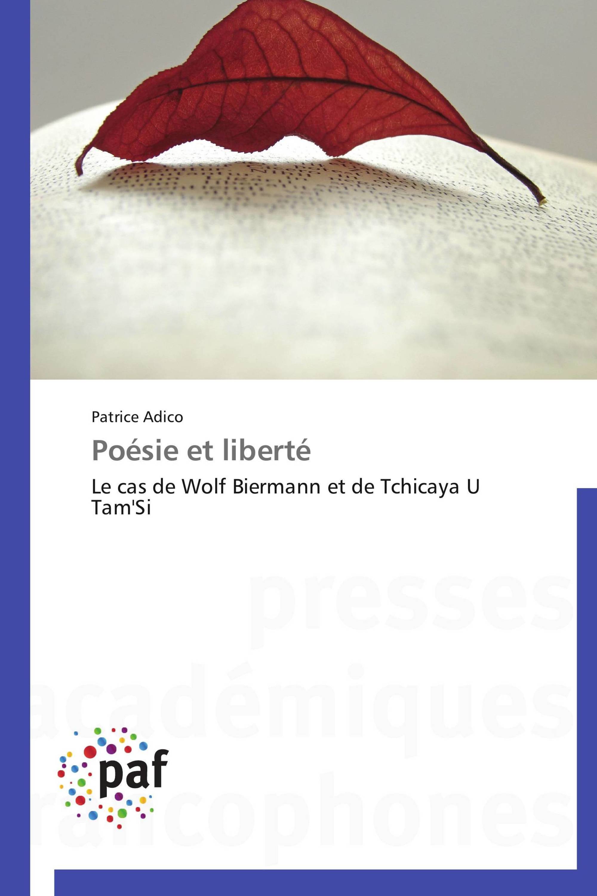 Poésie et liberté