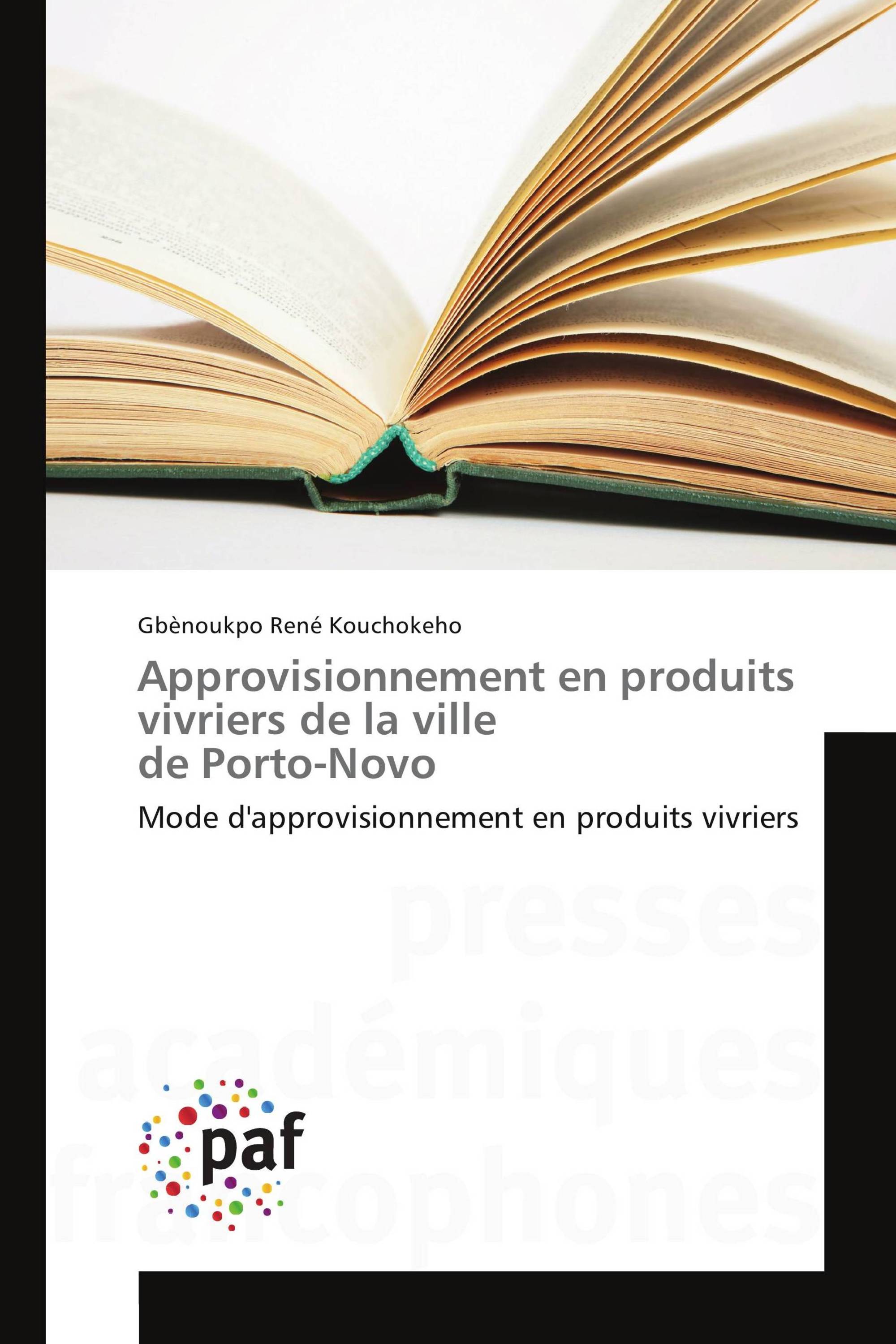 Approvisionnement en produits vivriers de la ville de Porto-Novo