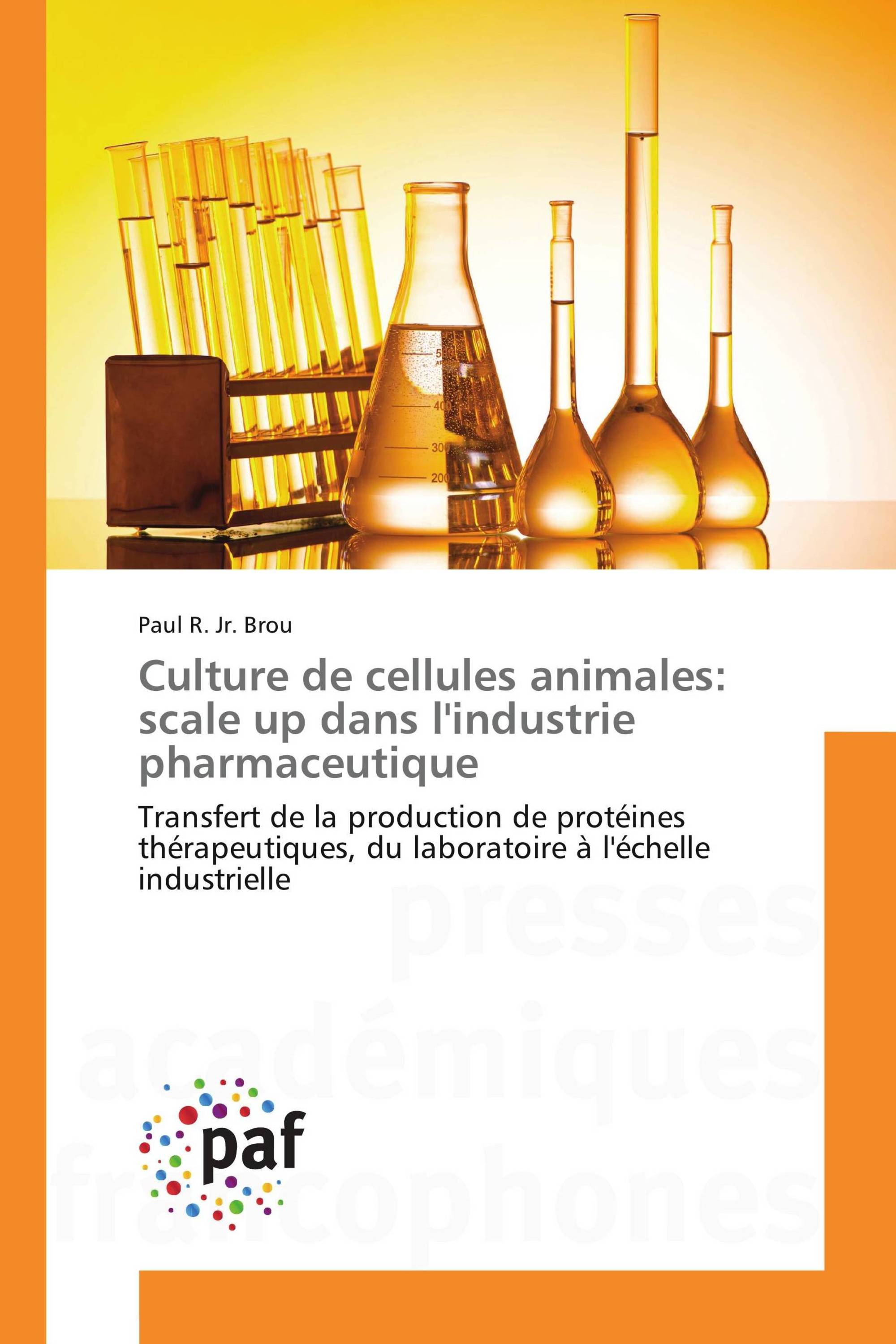 Culture de cellules animales: scale up dans l'industrie pharmaceutique