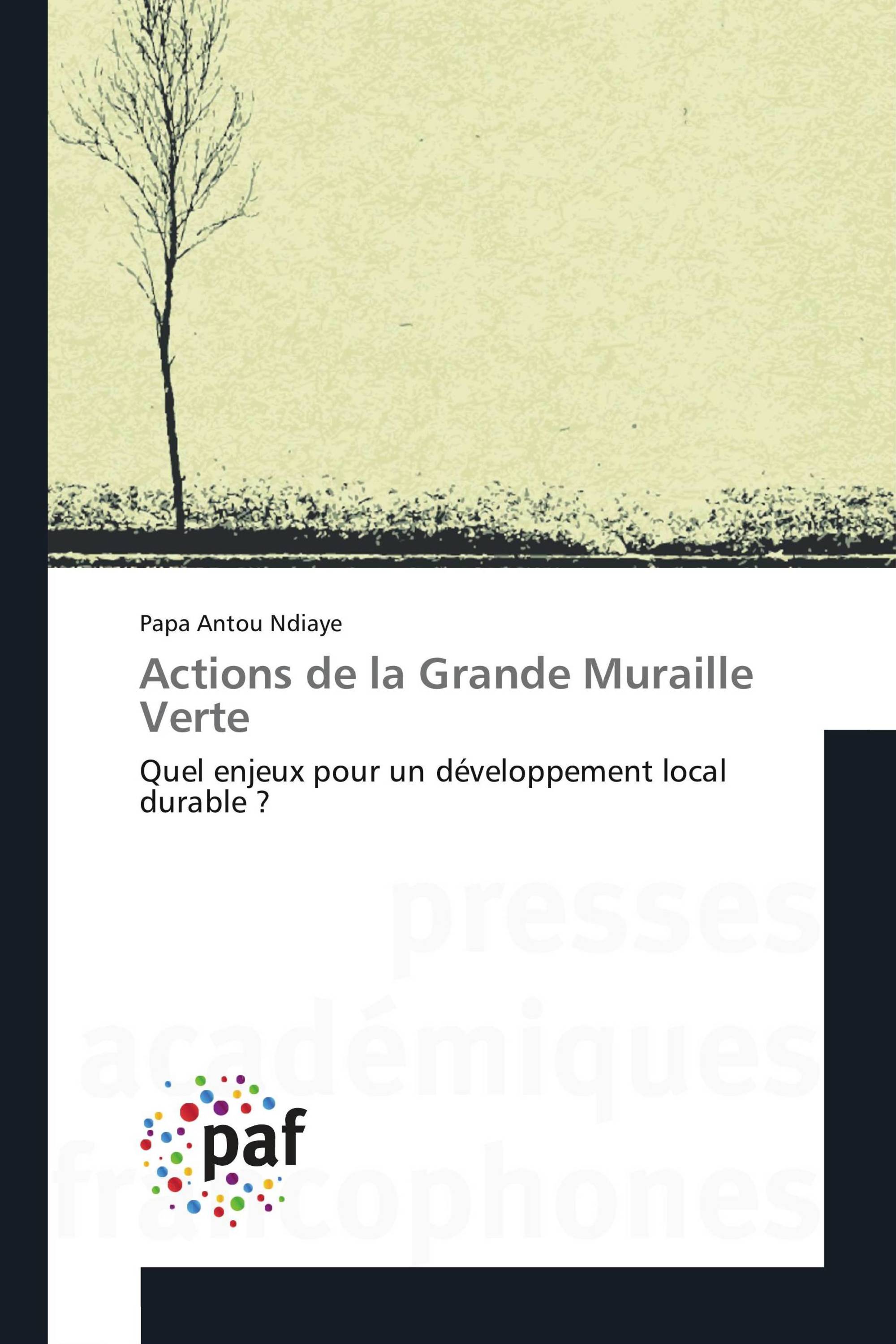 Actions de la Grande Muraille Verte