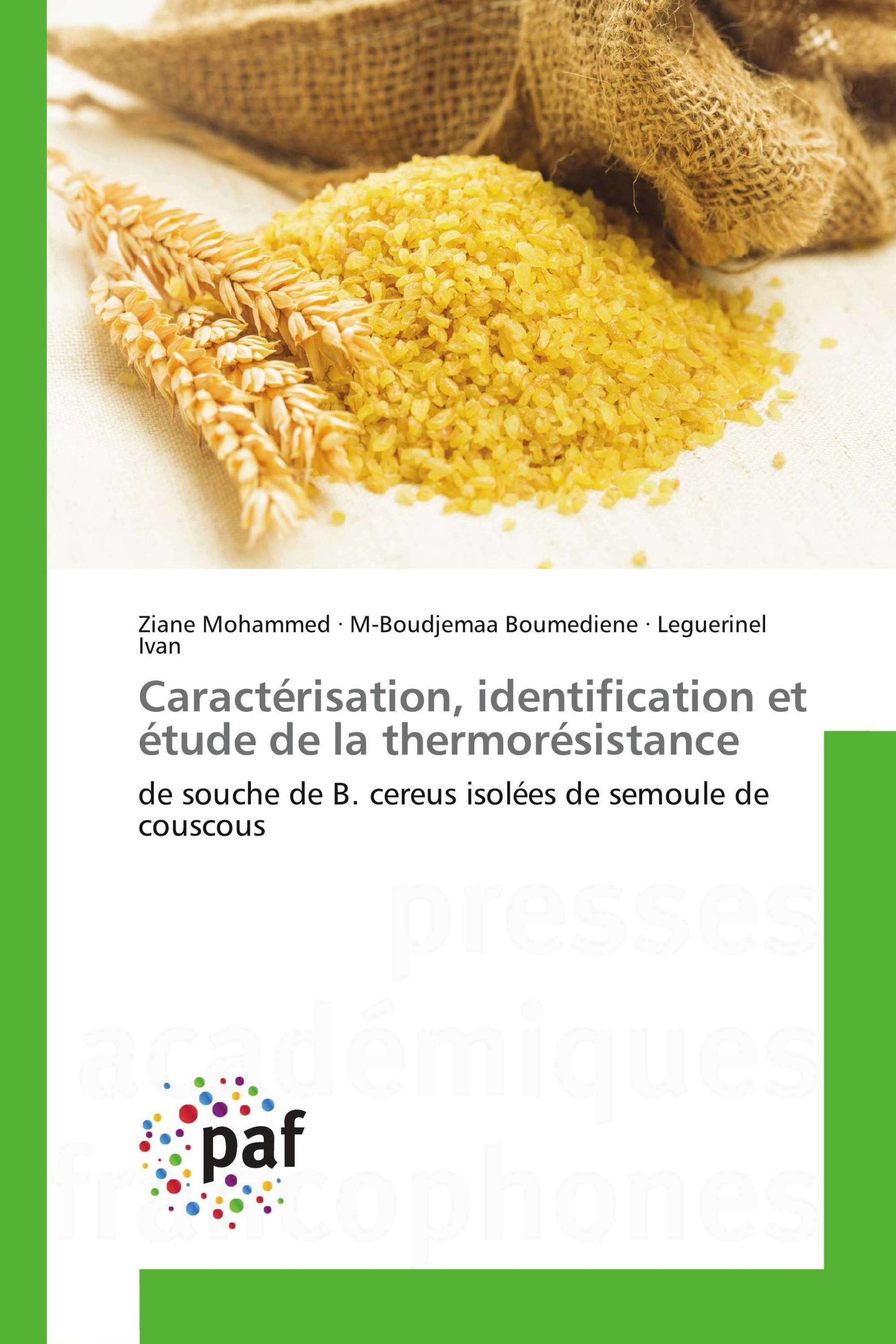 Caractérisation, identification et étude de la thermorésistance