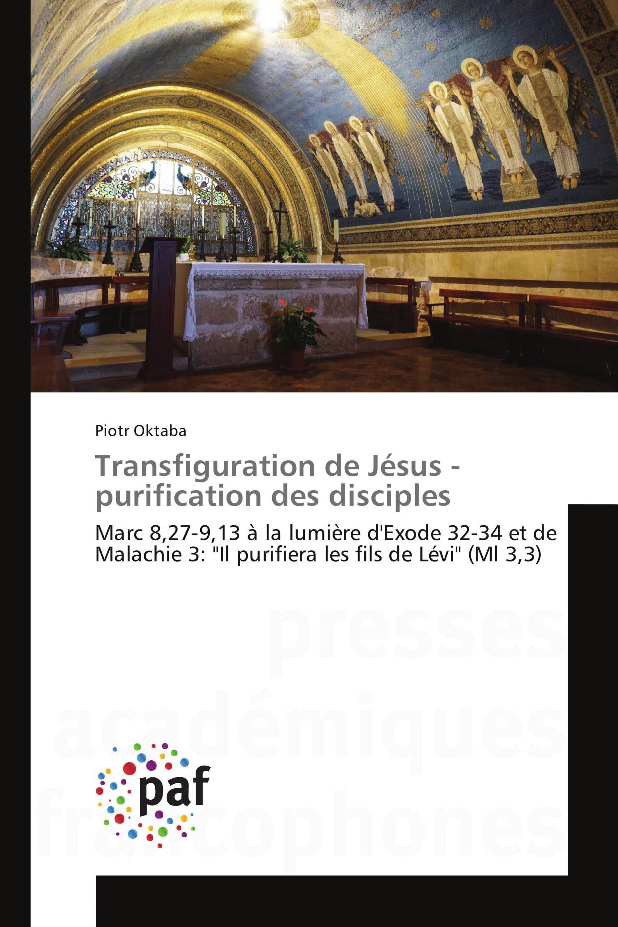 Transfiguration de Jésus - purification des disciples