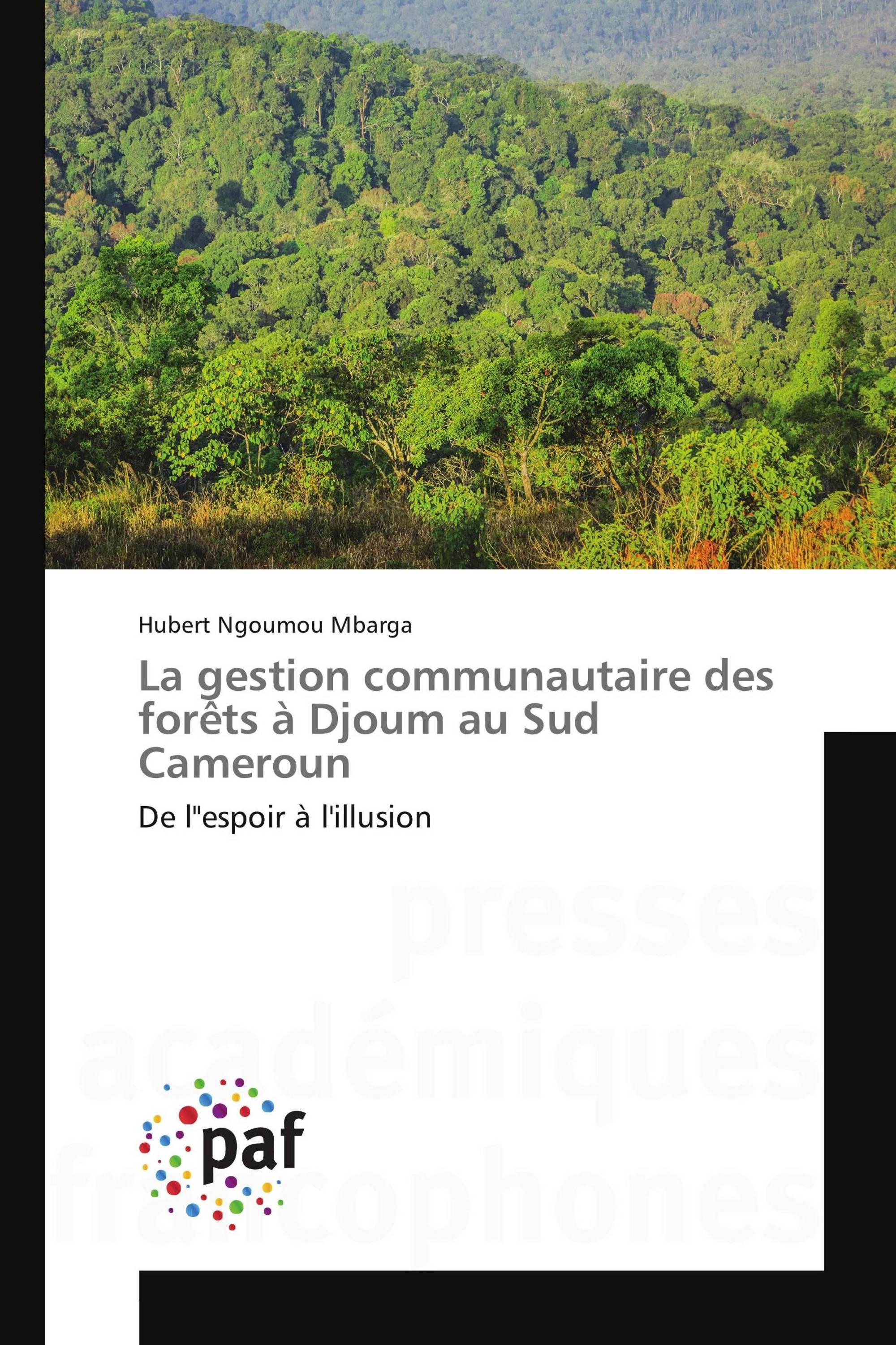 La gestion communautaire des forêts à Djoum au Sud Cameroun